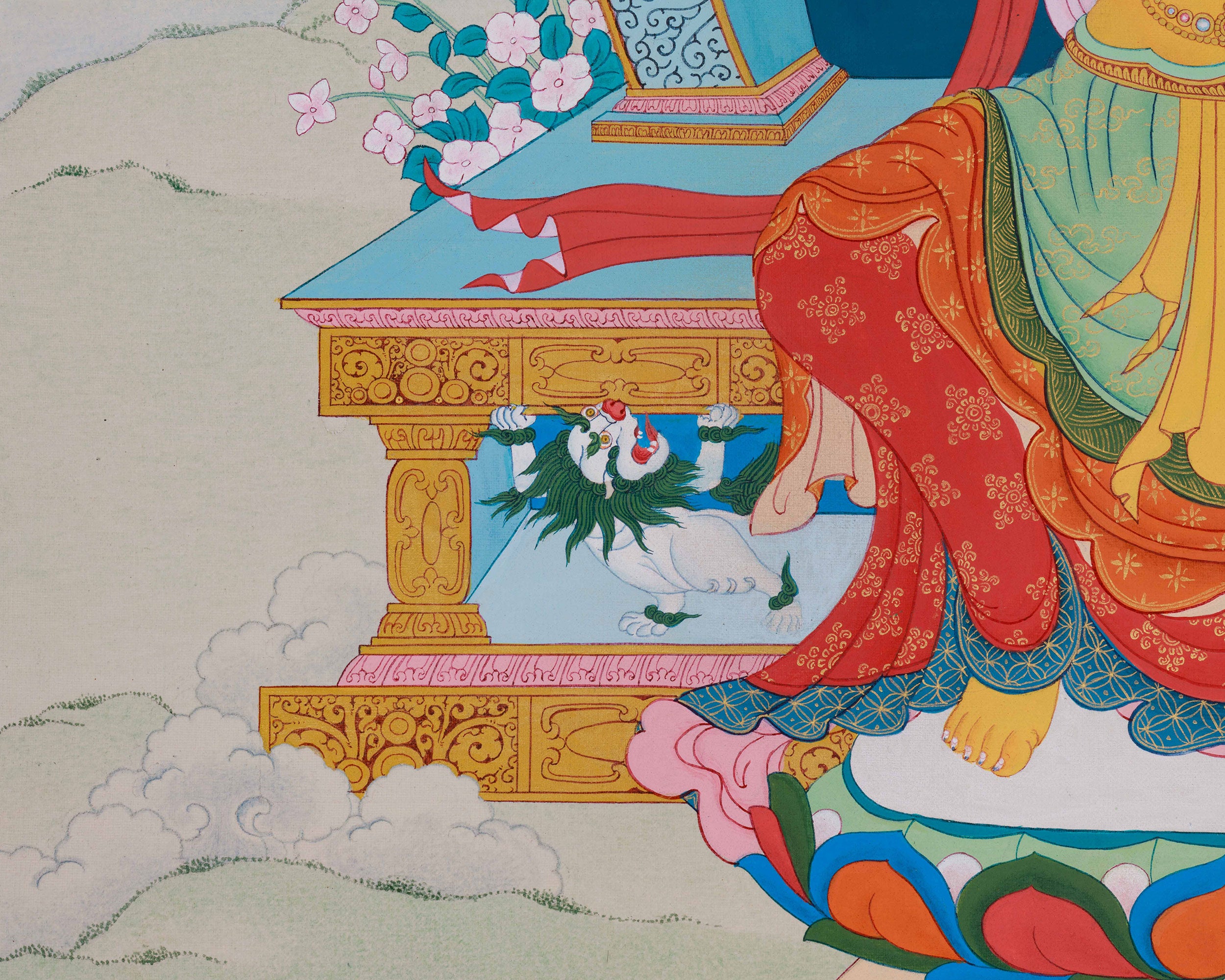 The Buddha of Future, Maitreya Thangka | Buddha of Hope and Enlightenment