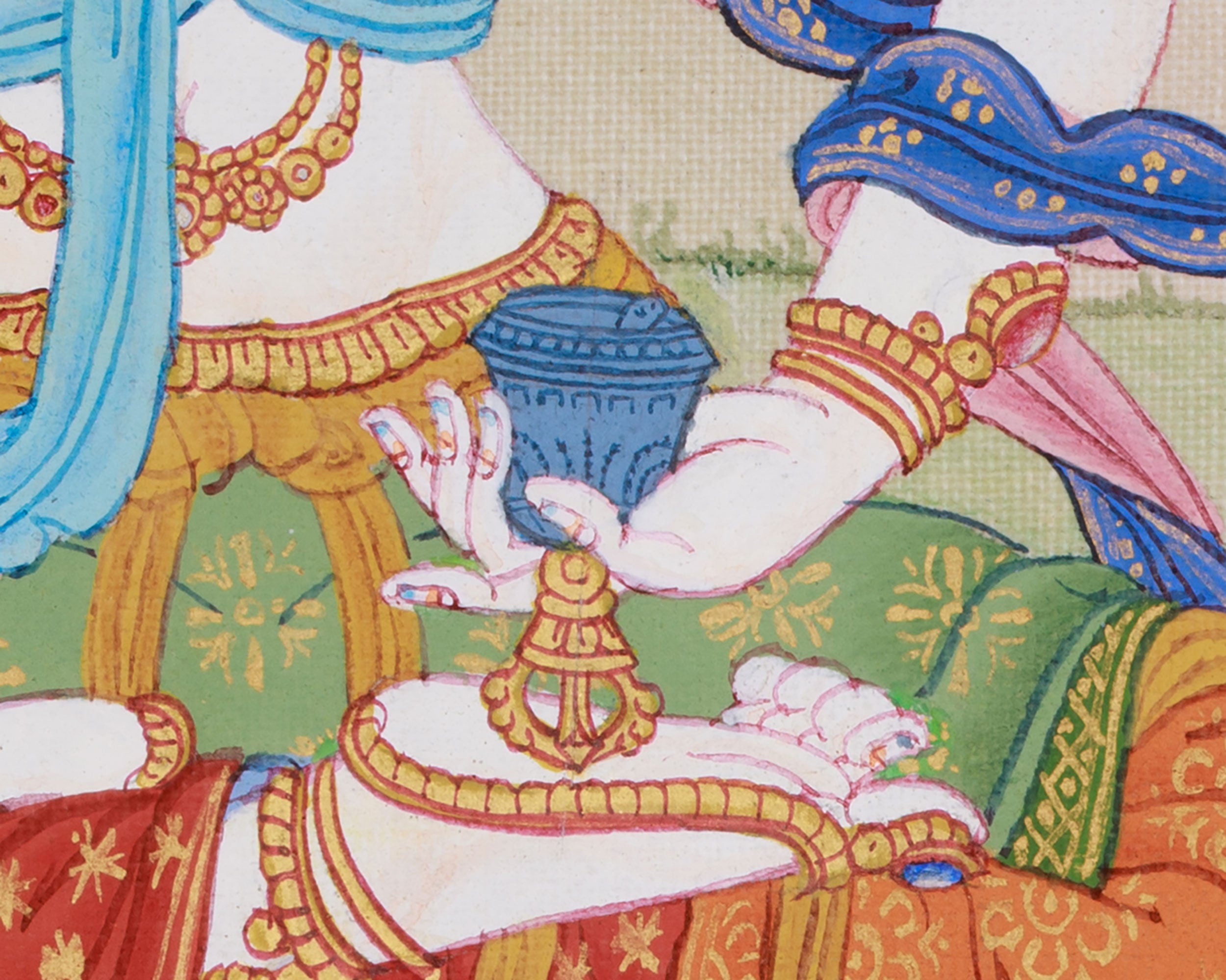 Vajrasattva Symbol of Purification Thangka | Enlightened Deity