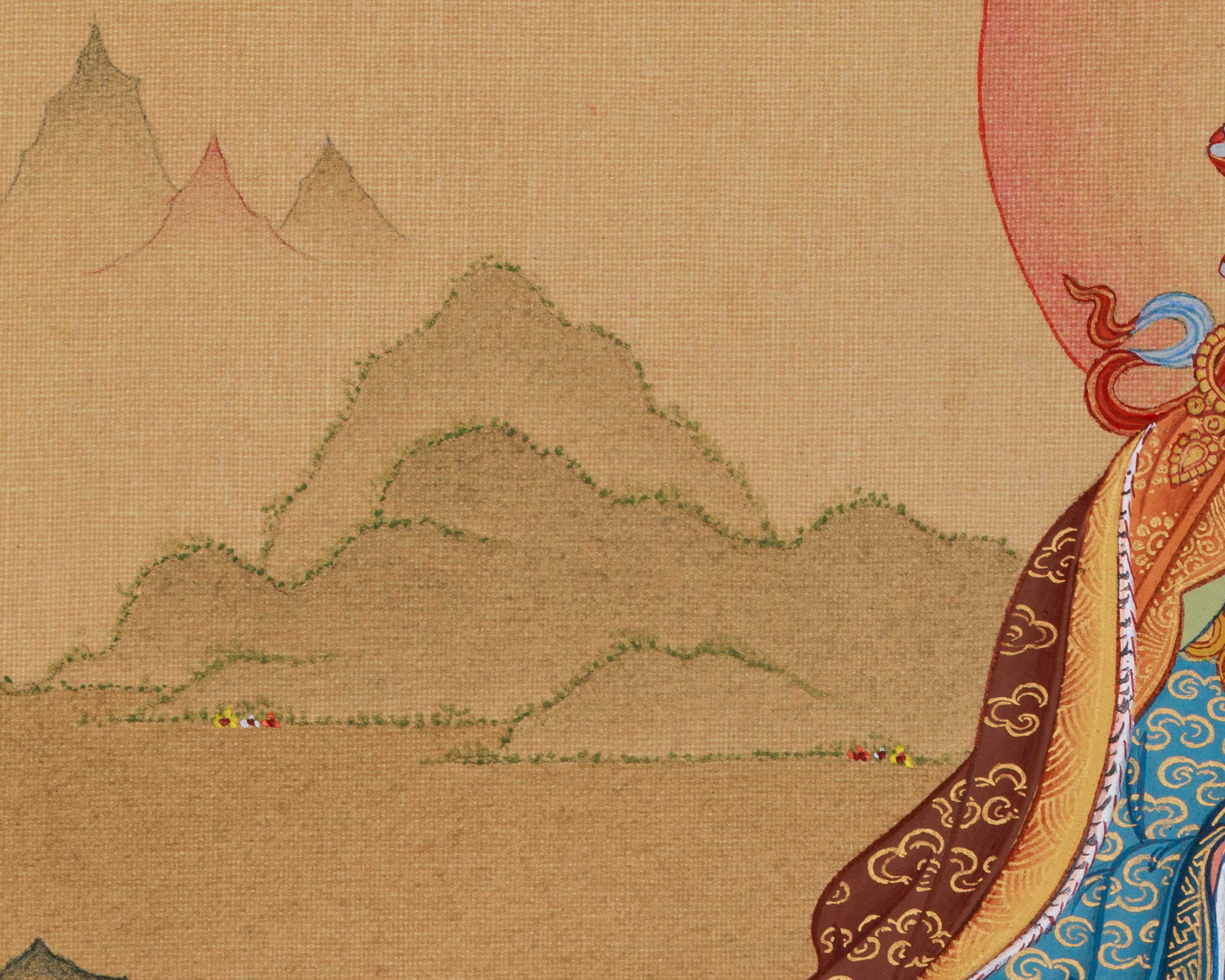 Sacred Lotus Vajra Guru Rinpoche | Tibetan Buddhist Master