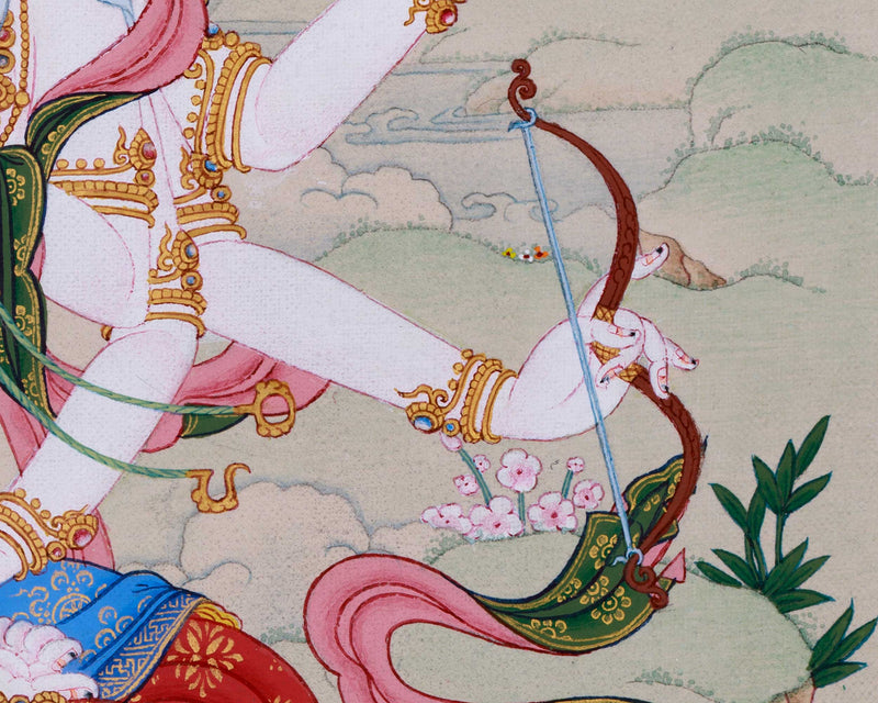 Namgyalma  Thangka: Ushnisa Vijaya