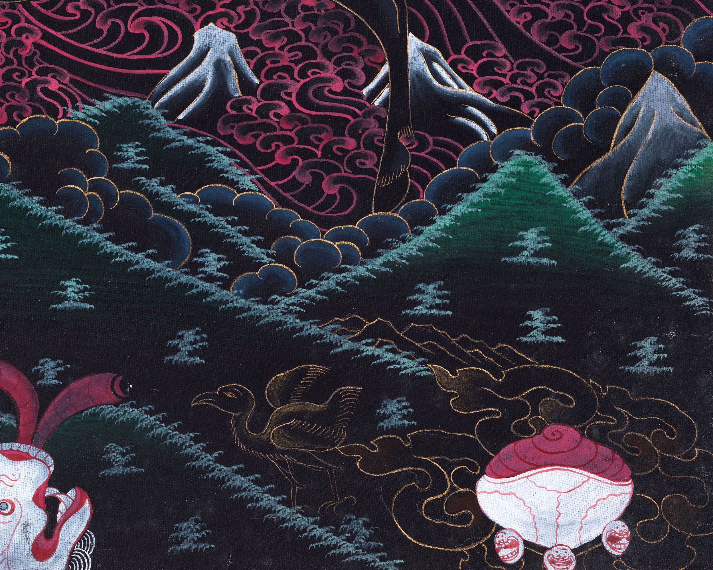 Palden Lhamo Thangka | Traditional Tibetan Art | Wall Decors