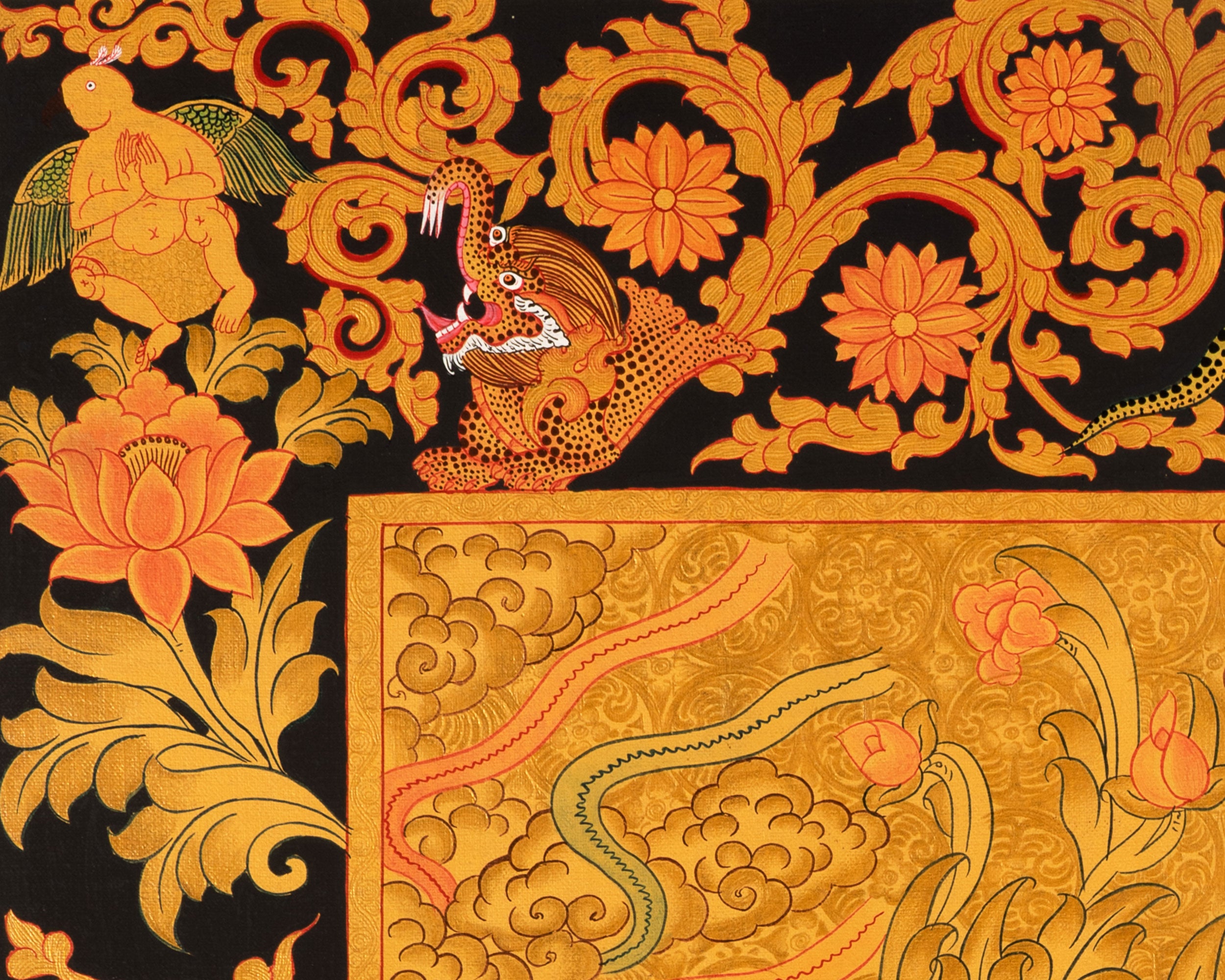 White Tara with Amitayus, Namgyalma, and Amitabha Buddha | Tibetan Bodhisattva Art