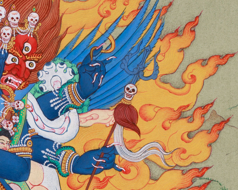 Yidam Vajrakilaya | Wrathful Deity Painting