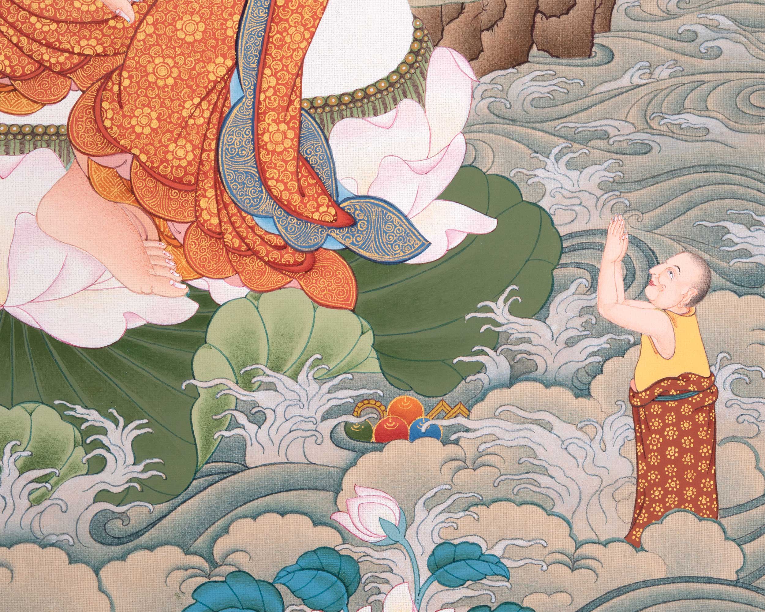 Buddhist Monk Kshitigarbha | Enlightened Bodhisattva Who Guides Souls with Compassion