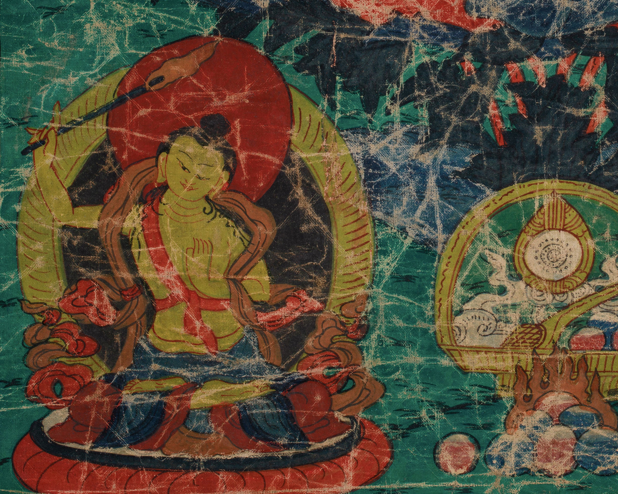 Vintage Chenrezig Thangka | Avalokiteshvara, Bodhisattva of Compassion