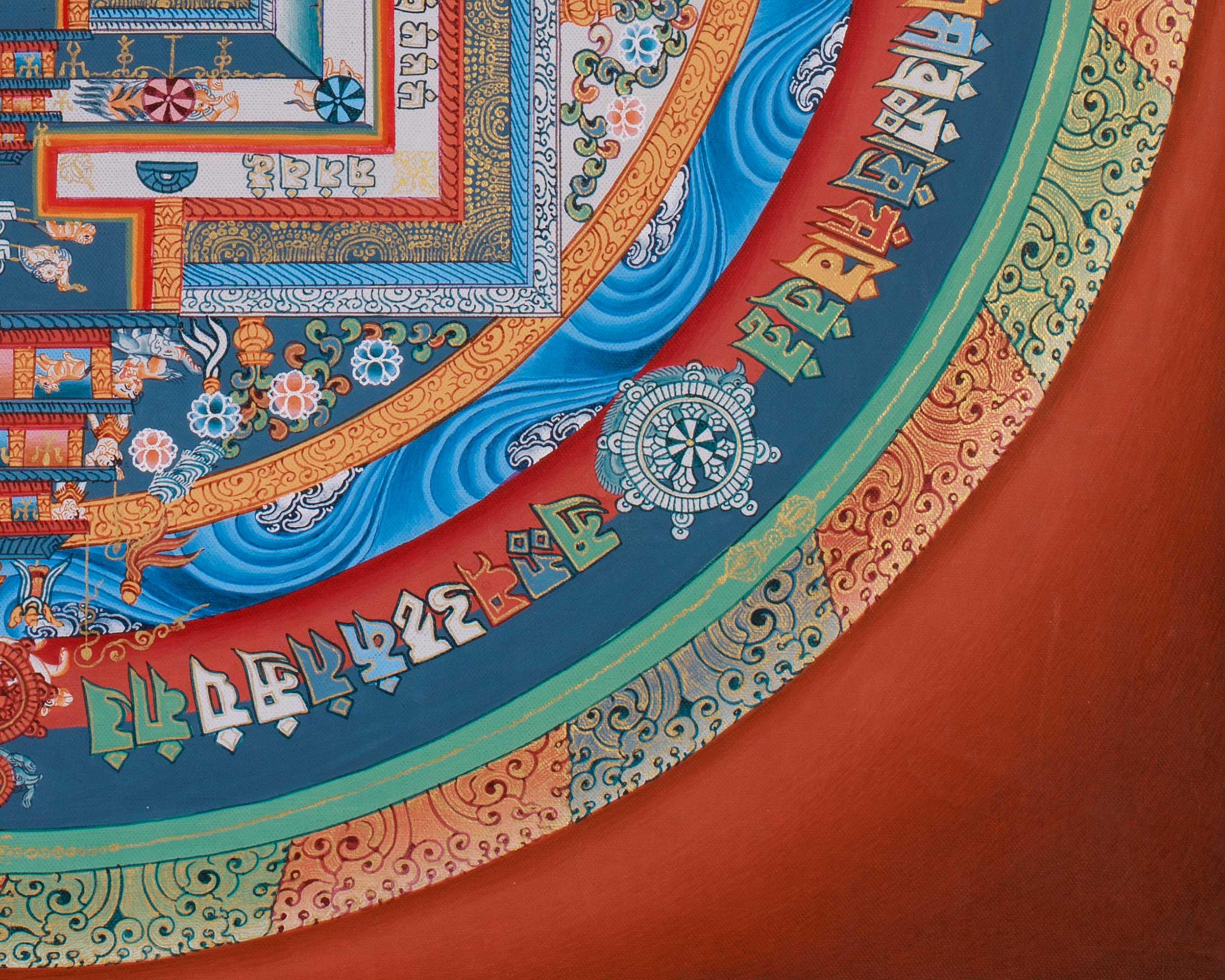 Wheel of Time Painting | Kalachakra Mandala
