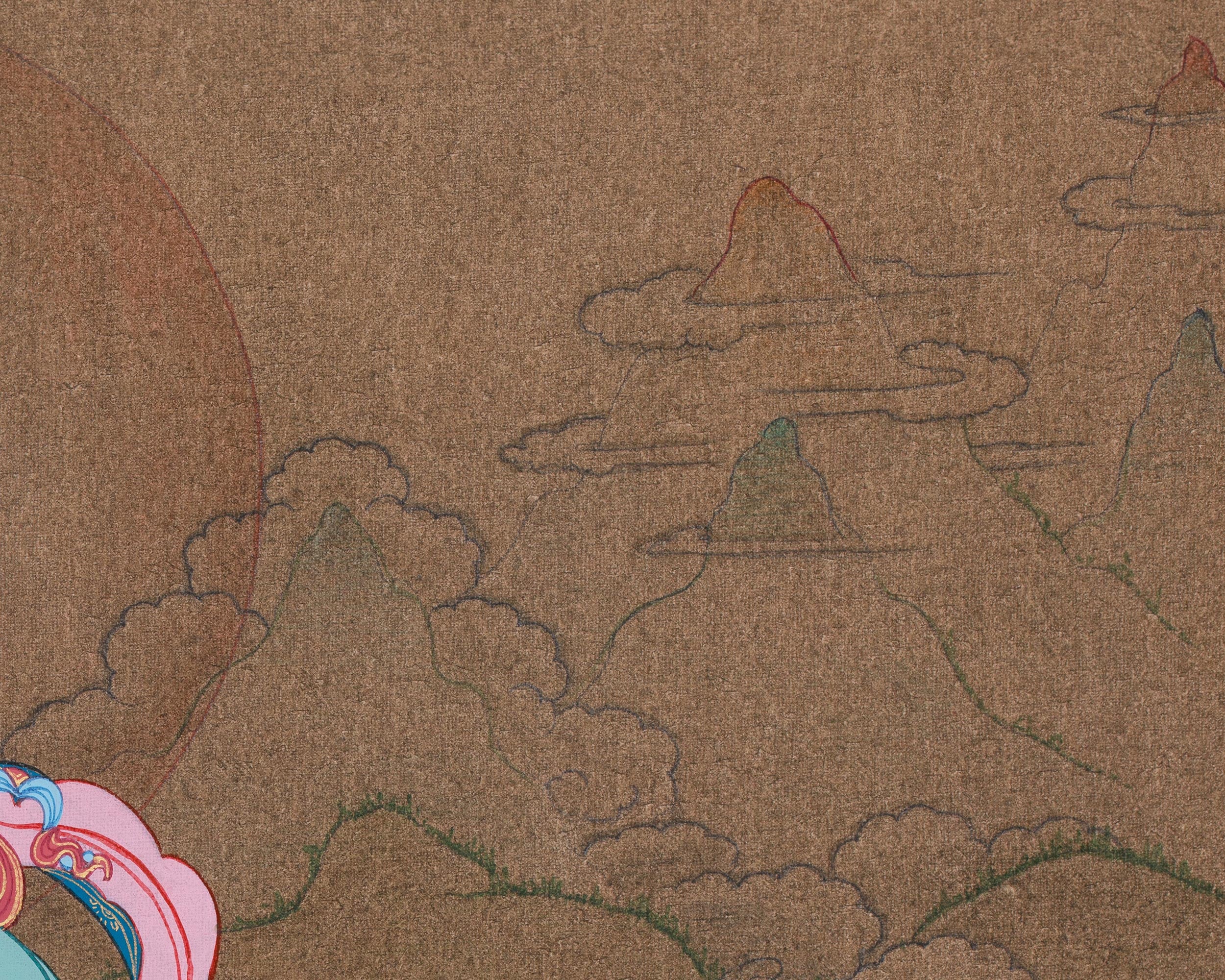 Tibetan Dorje Sempa Painting | Buddha of Purification | Cleansing of Negative Karma