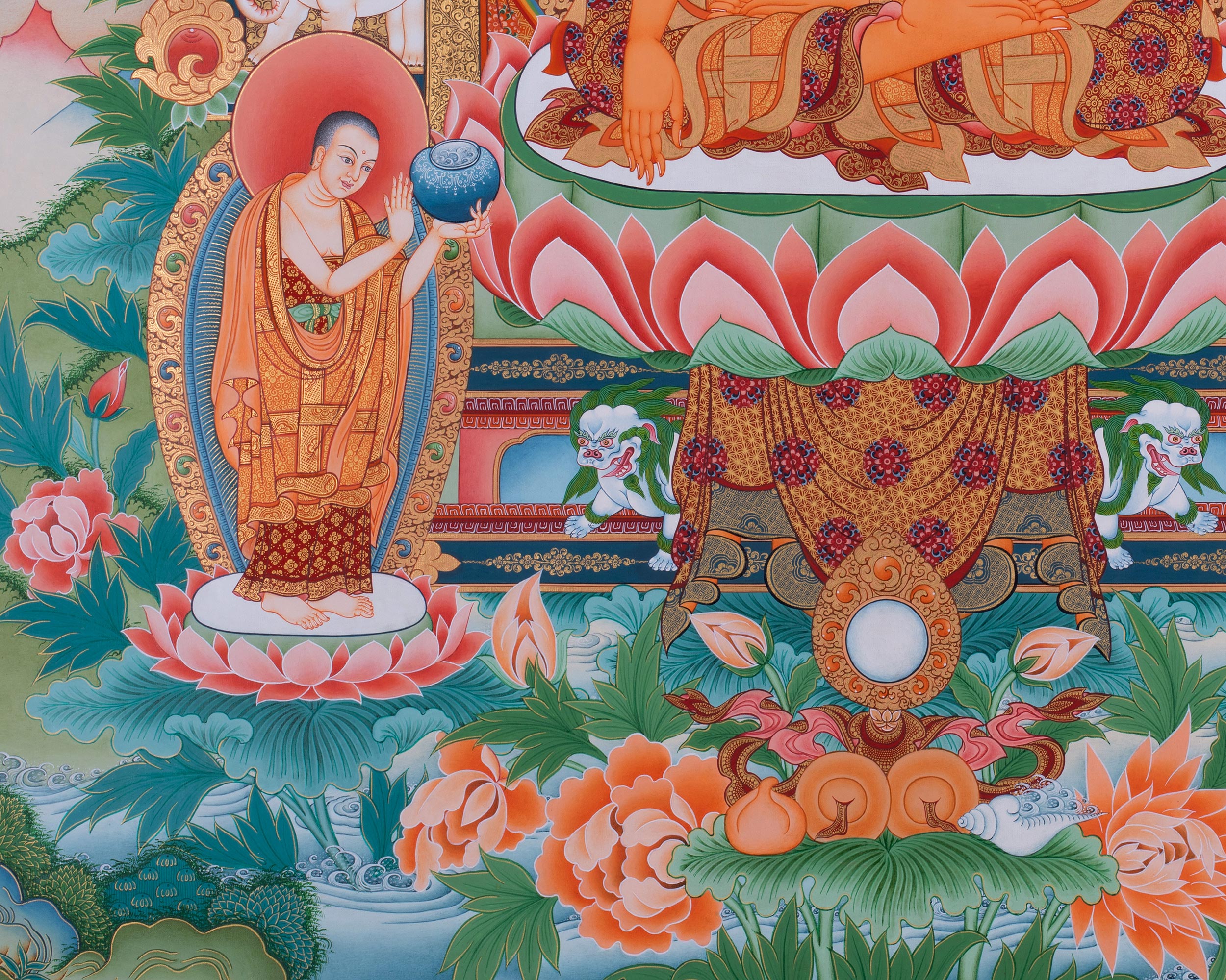 Enlightened Siddhartha Gautama | Buddha with His Disciples