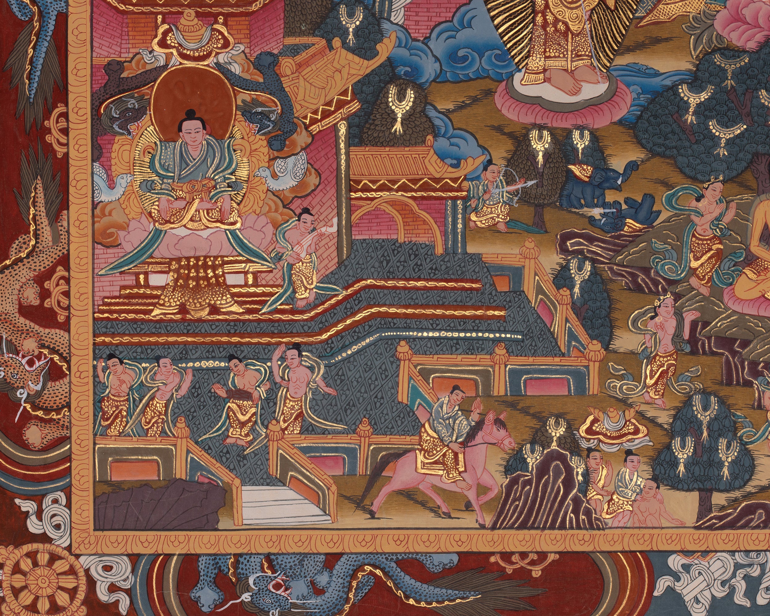 Buddha Mandala Himalayan Artwork | Wisdom and Awakening