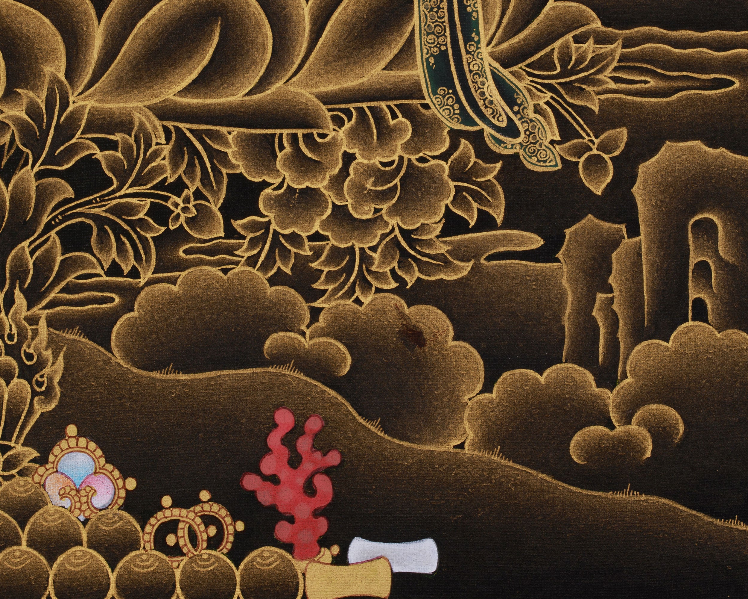 Kshitigarbha Bodhisattva of Compassion Thangka | Himalayan Art