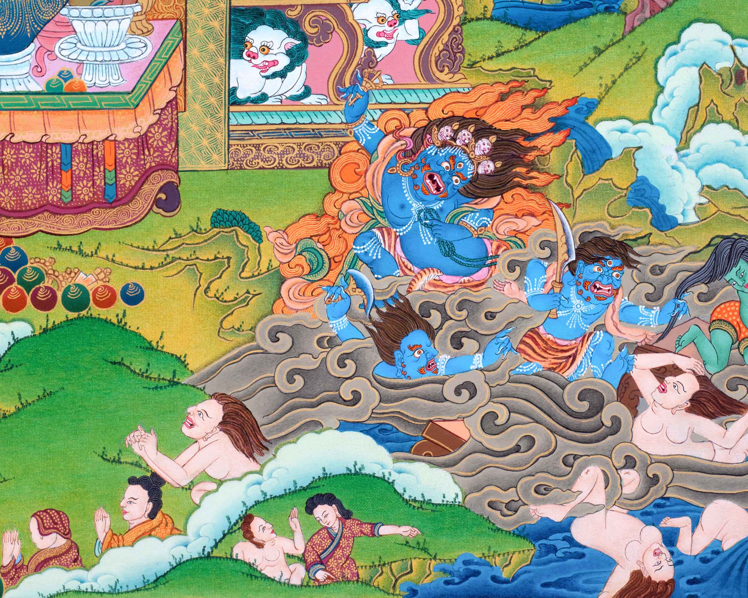 Gautam Buddha Siddhartha Thangka | Shakyamuni Buddha Art For Mindfulness