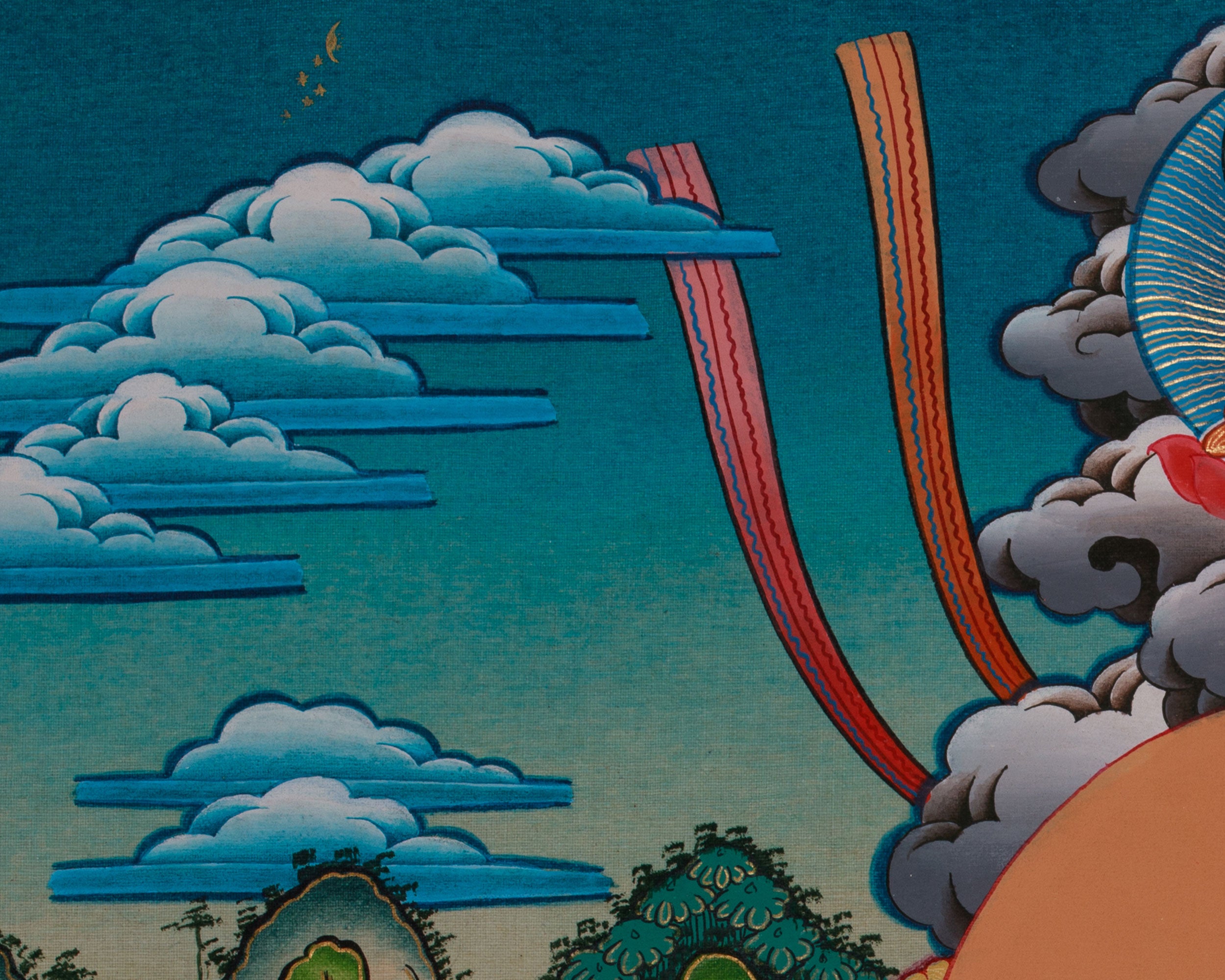 Tibetan Buddhist Green Tara Thangka | The Protector of Compassion and Wisdom