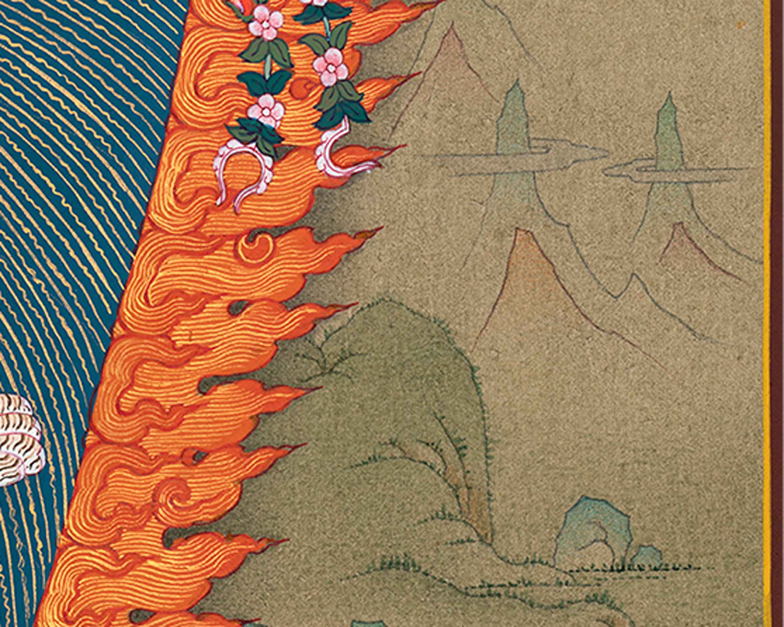 Traditional Kurkulla Thangka | Sacred Art For Daily Practice | Buddhist Decor
