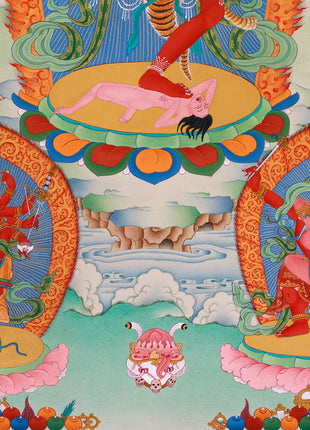 Kurukulla, Takirajja & Ganesha, Dynamic Three of Magnetizing deities of Vajrayana