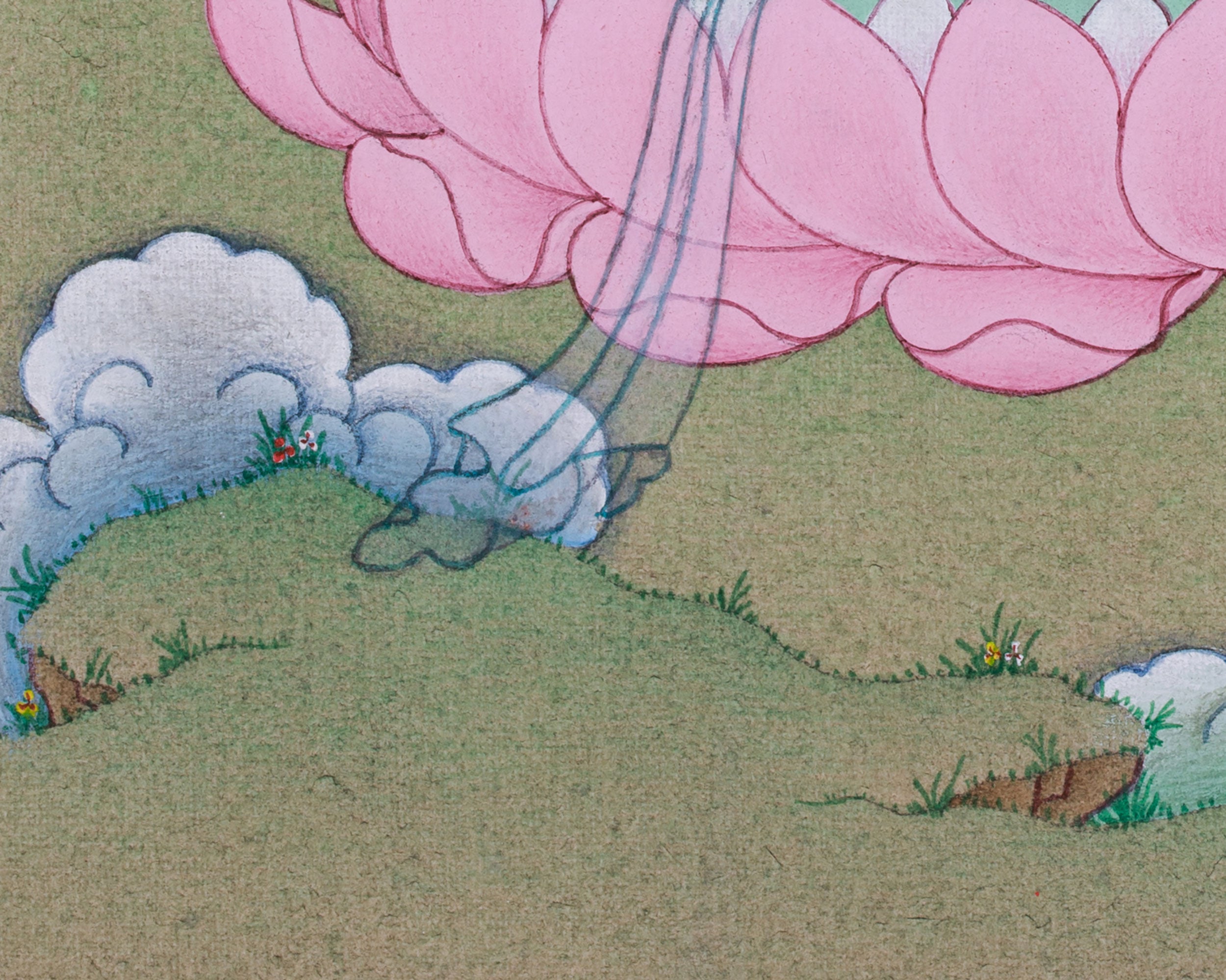 Thangka of Amitayus | The Buddha of Longevity and Eternal Life