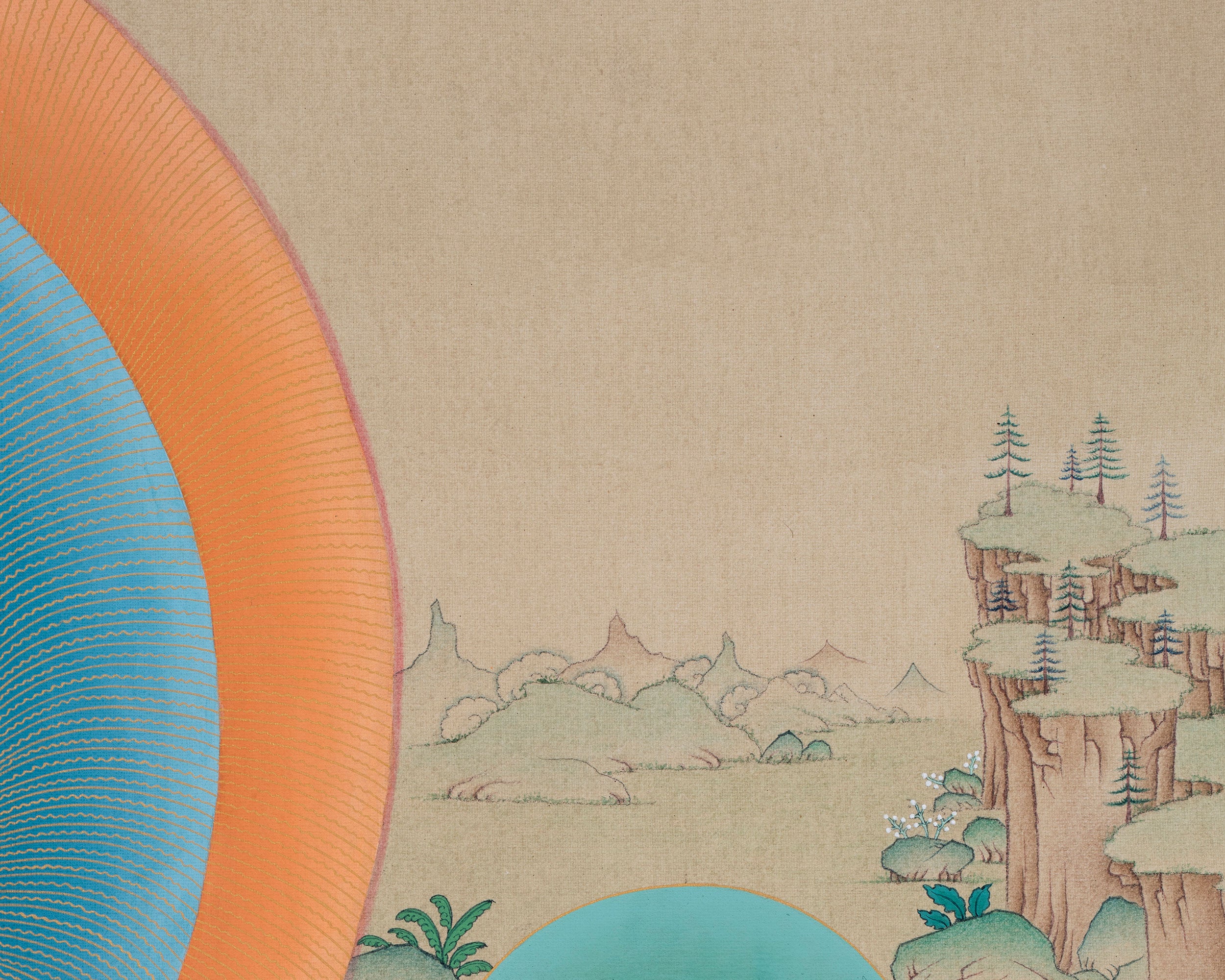 Buddha Amitabha Canvas Print | Rare Tibetan Artwork of the Buddha of Infinite Light