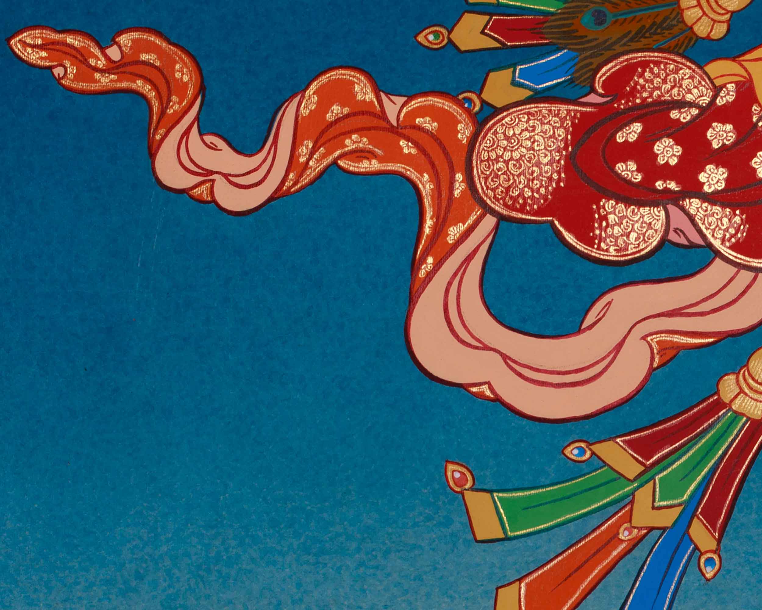 30 Inch Goddess of Dawn, Marichi | Spiritual Artwork of Light and Protection