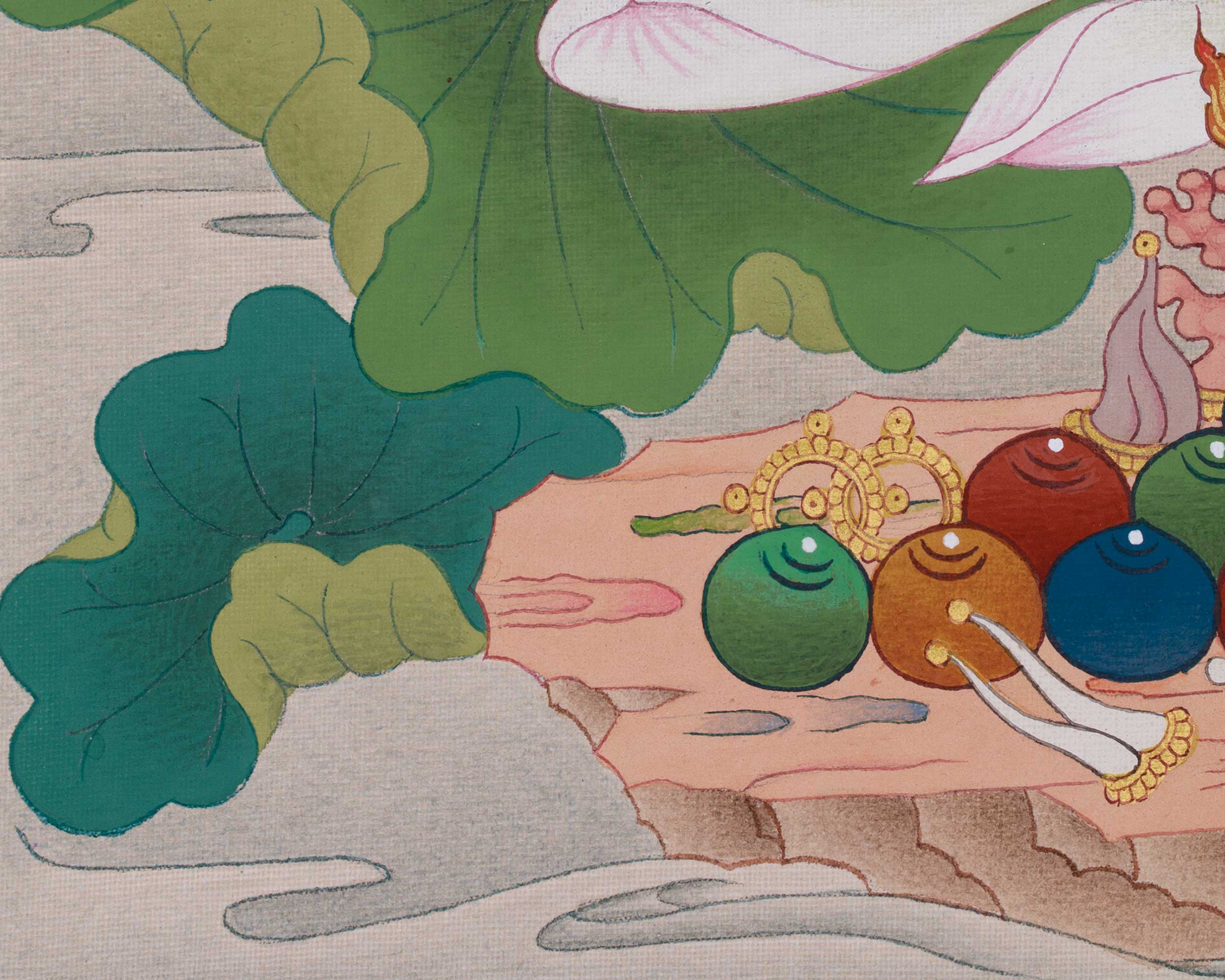 Himalayan Chenrezig Art | Sacred Avalokiteshvara Thangka | Compassion Deity