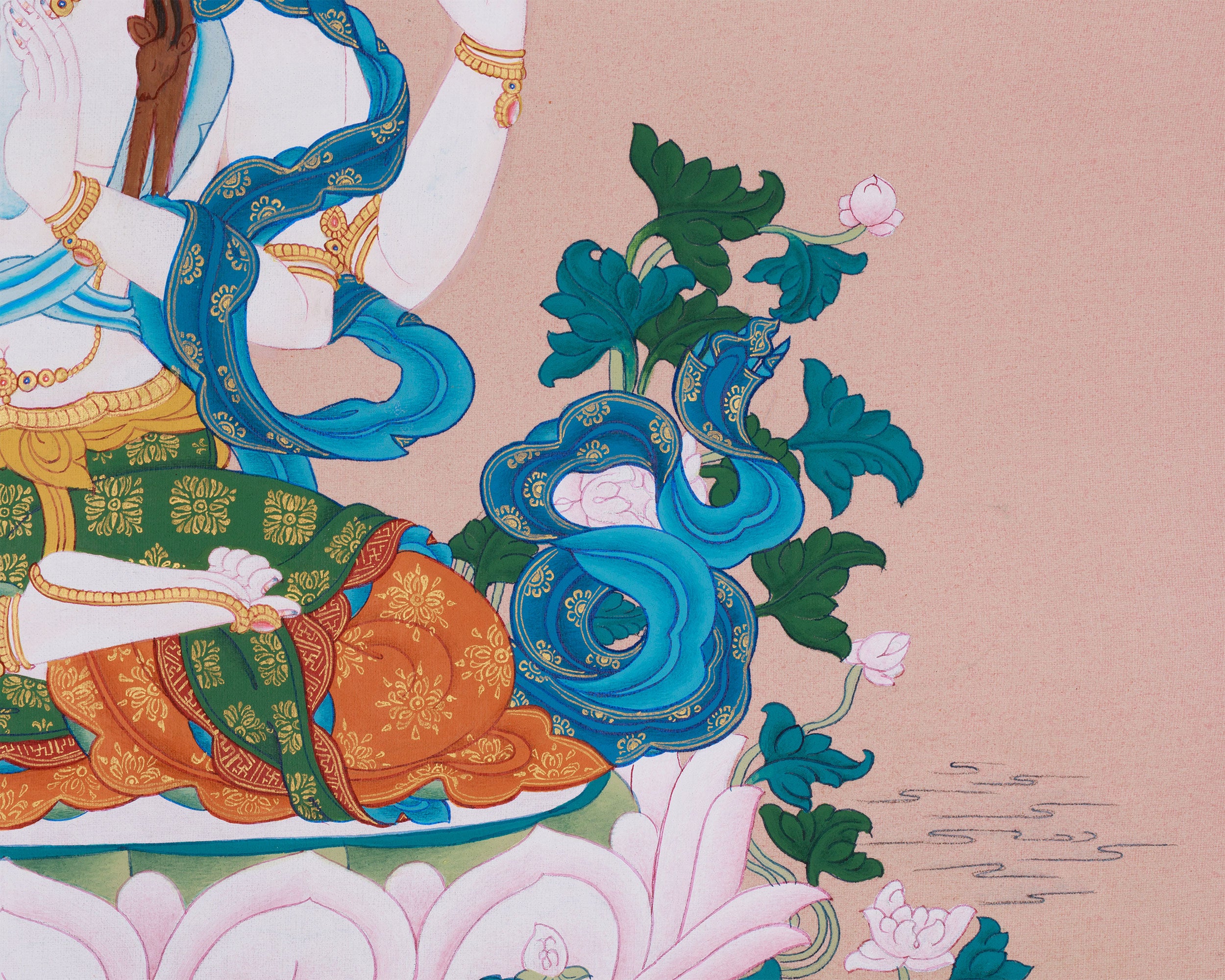 Chenrezig Buddha Painting | Deity of Universal Compassion and Boundless Mercy