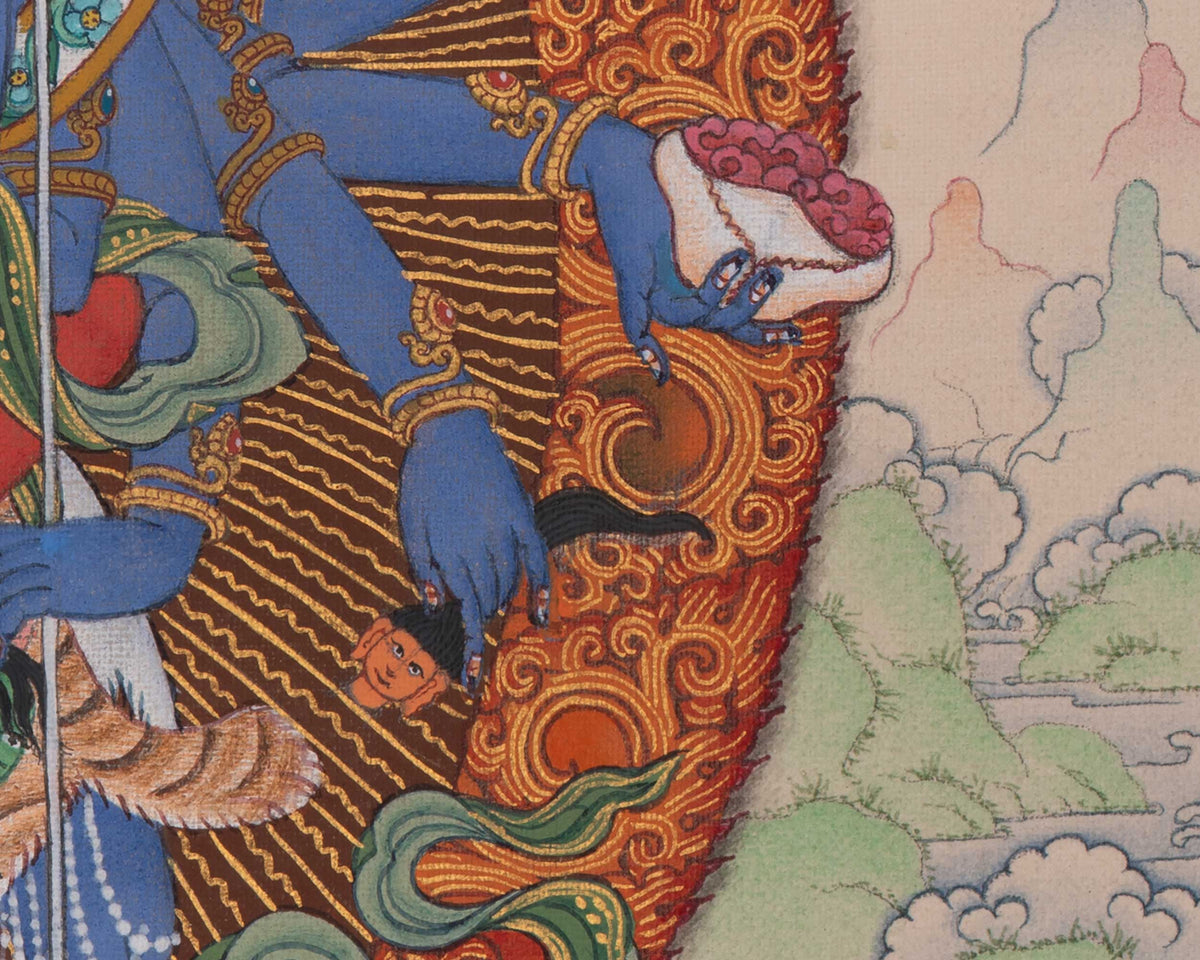 12 Armed Chakrasambhara Thangka | The Supreme Unity Of Bliss And Emptiness