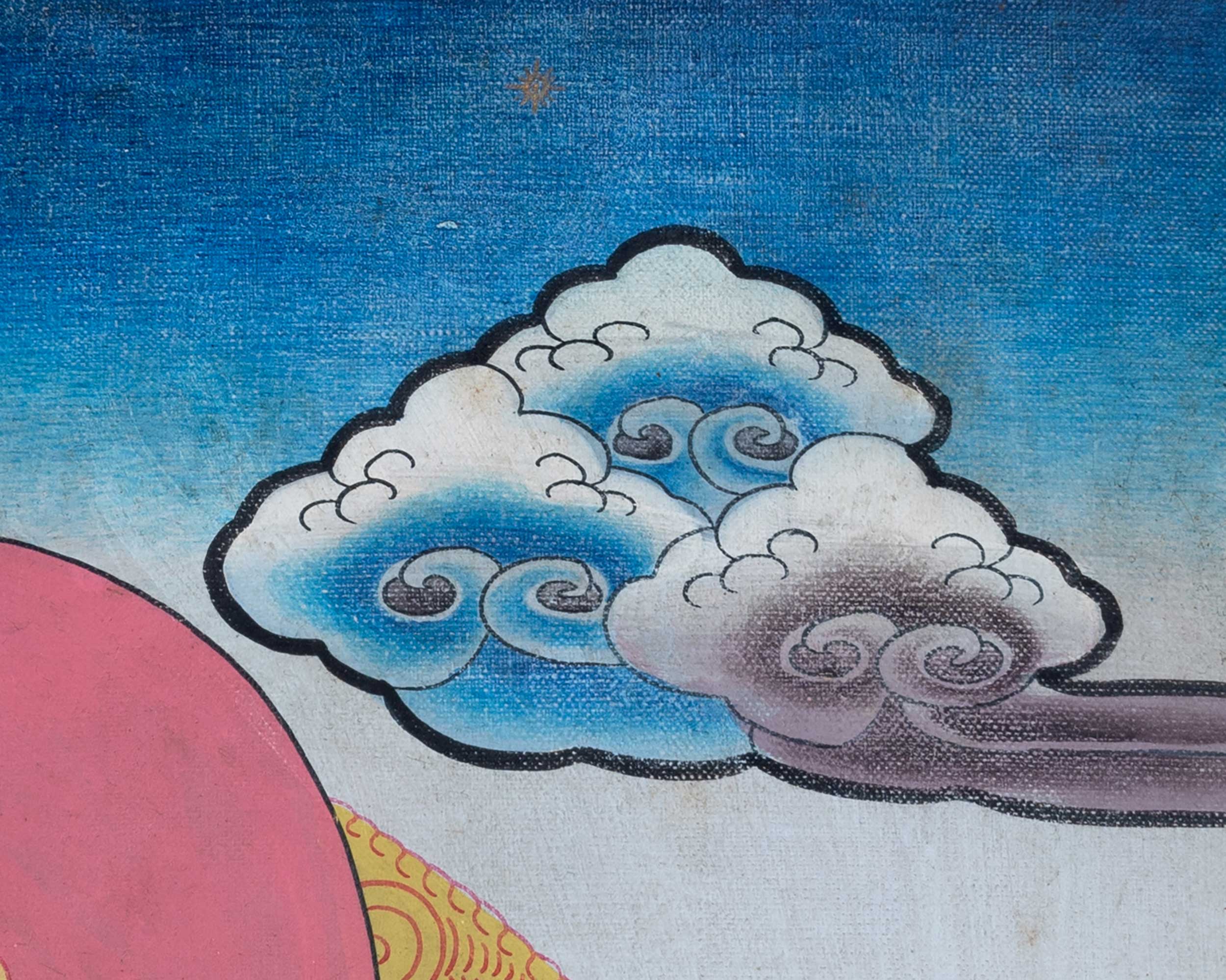 Handmade Chenresig Thangka | Four-Armed Avalokiteshvara