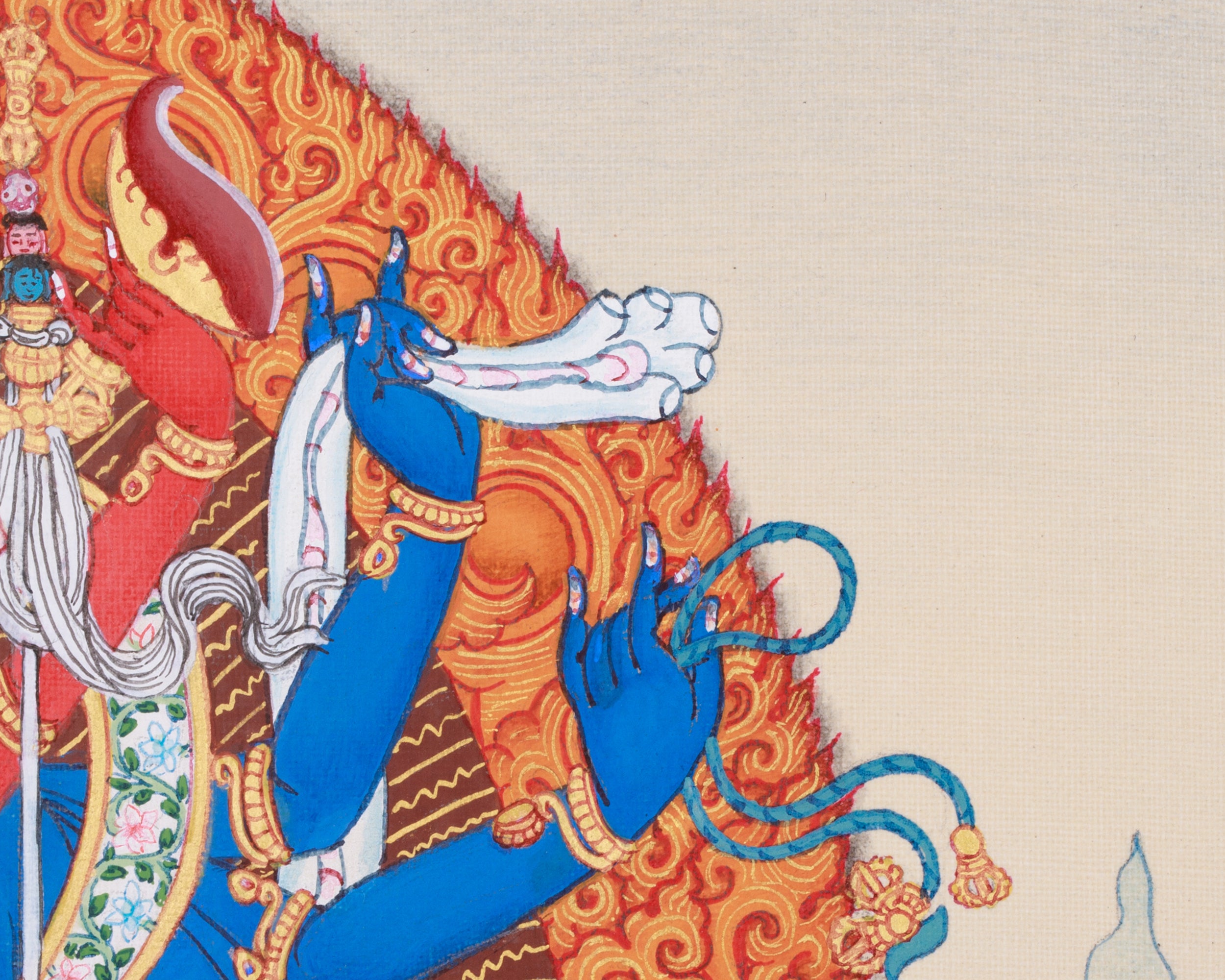 Tibetan Chakrasamvara Thangka | Deity of Enlightened Union & Transformative Energy