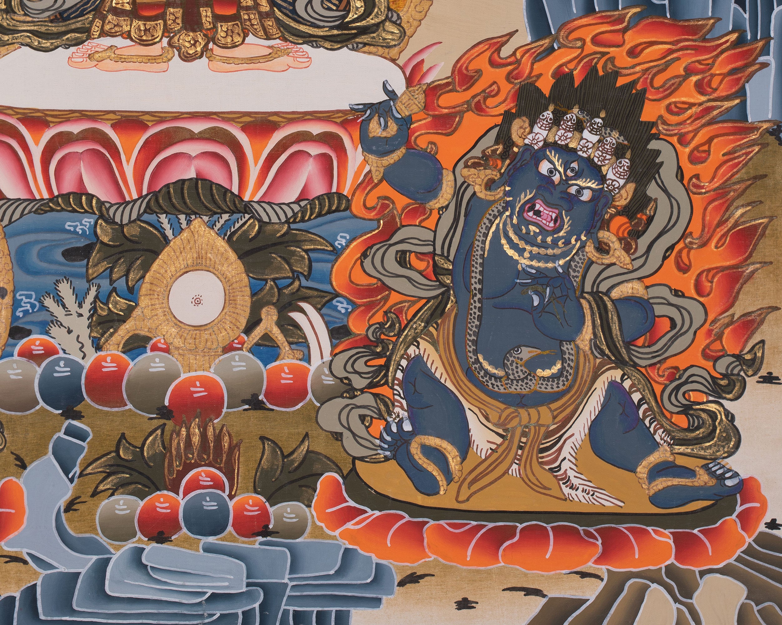 Thousand Armed Bodhisattva Chenrezig Thangka | Infinite Compassion and Protection