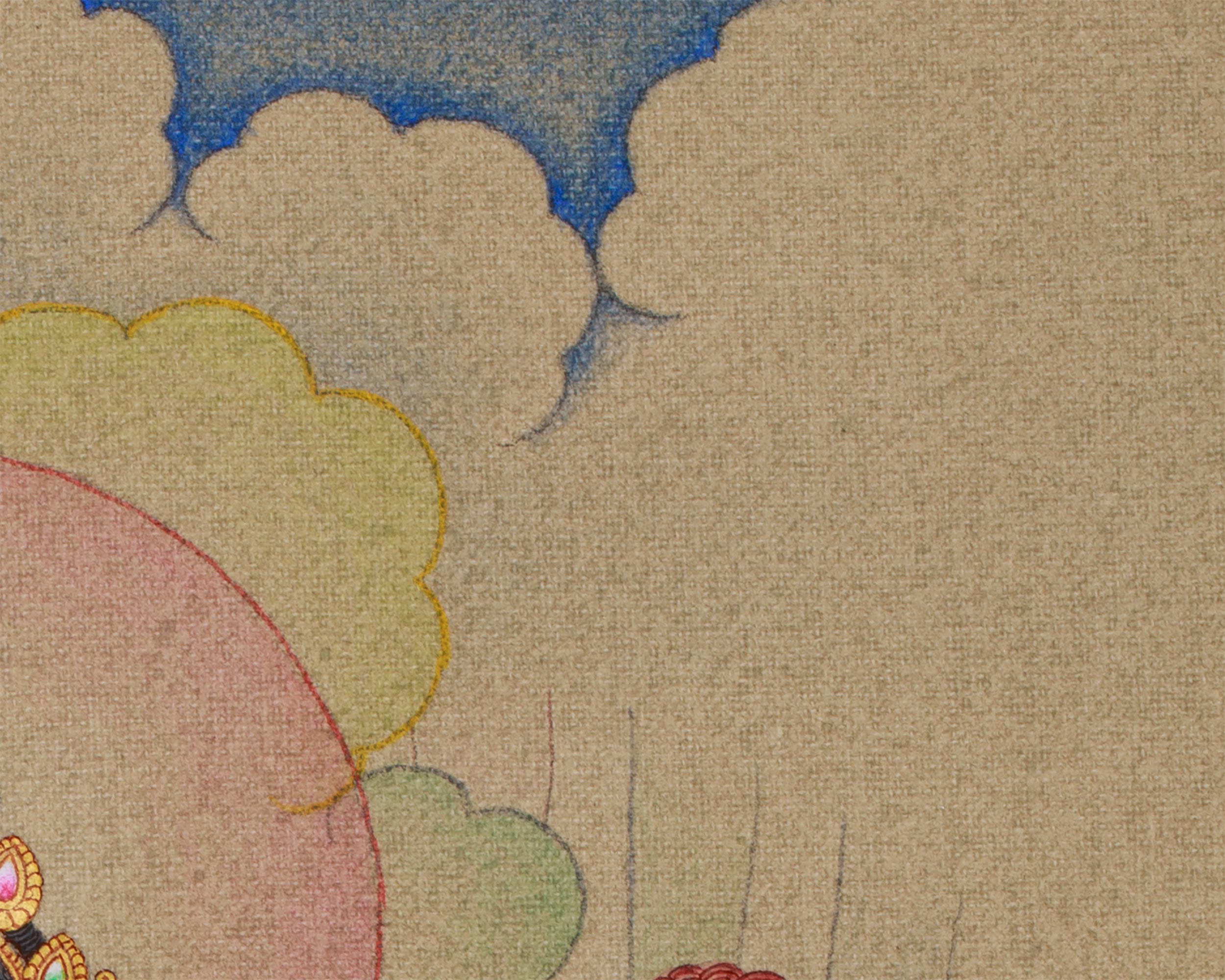 Original Goddess Saraswati Painting | Deity of Arts, Knowledge, and Music