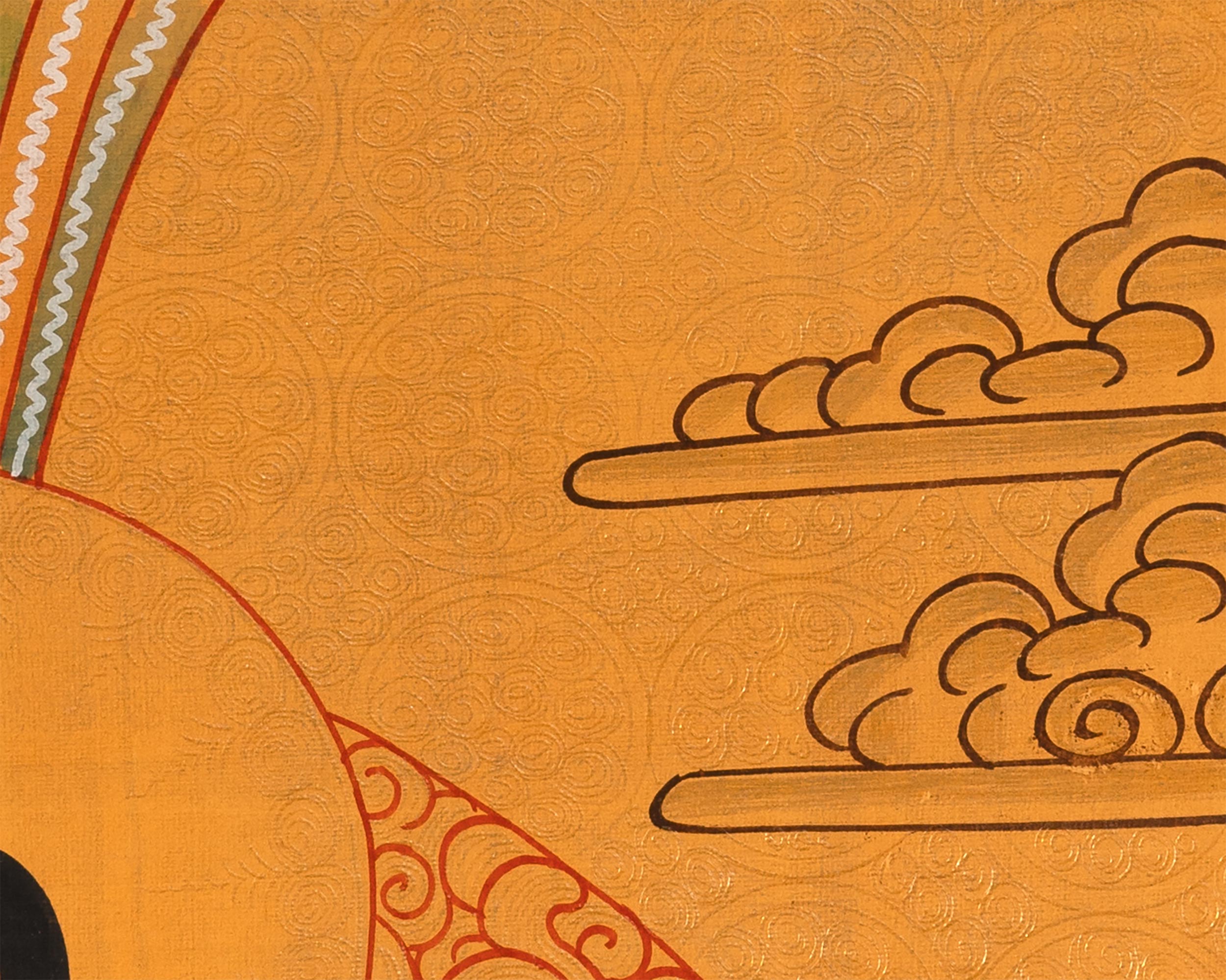 Traditional Amitabha Buddha Thangka | Buddha of Infinite Light and Compassion