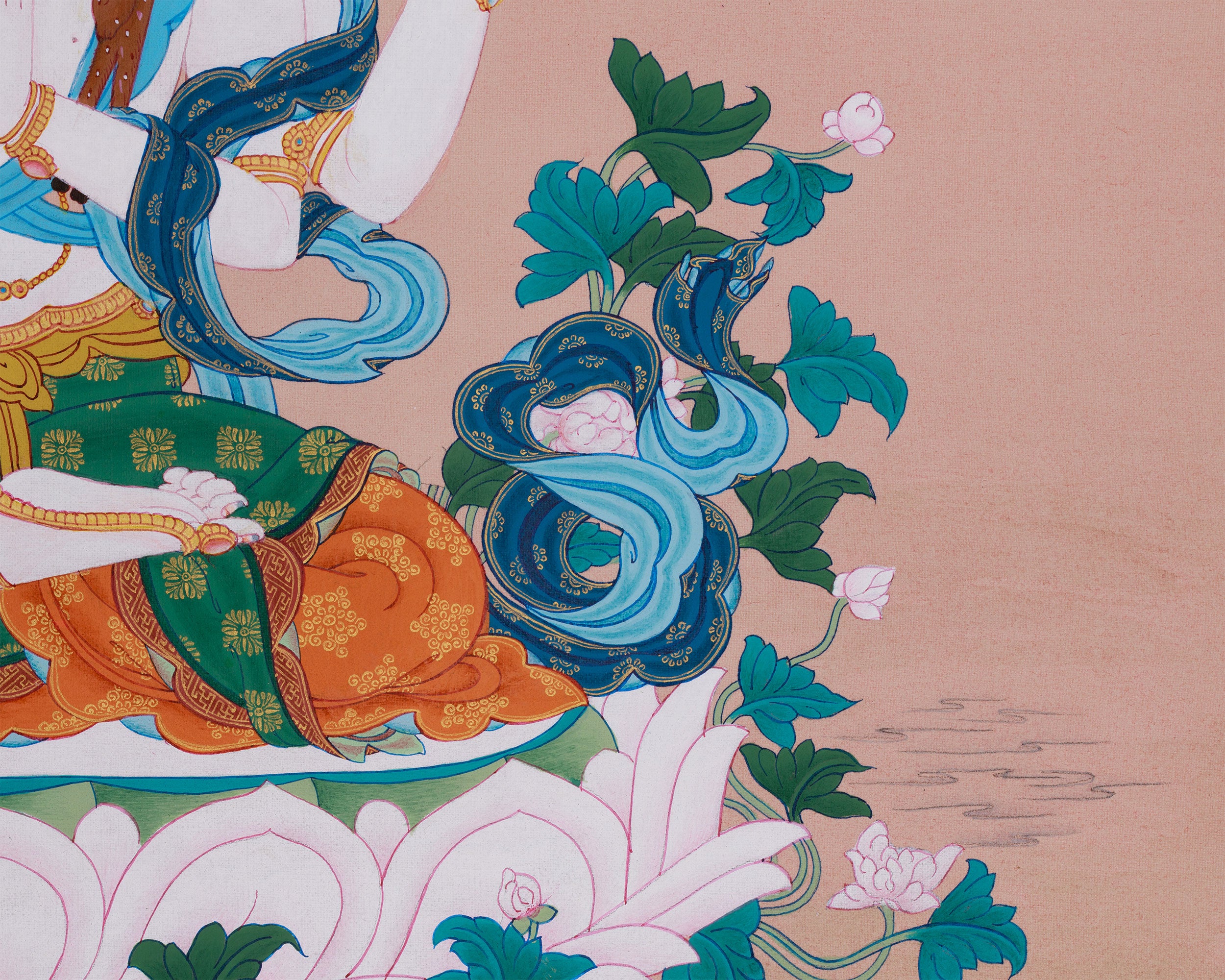 Tibetan Chenrezig Thangka | Bodhisattva of Infinite Compassion