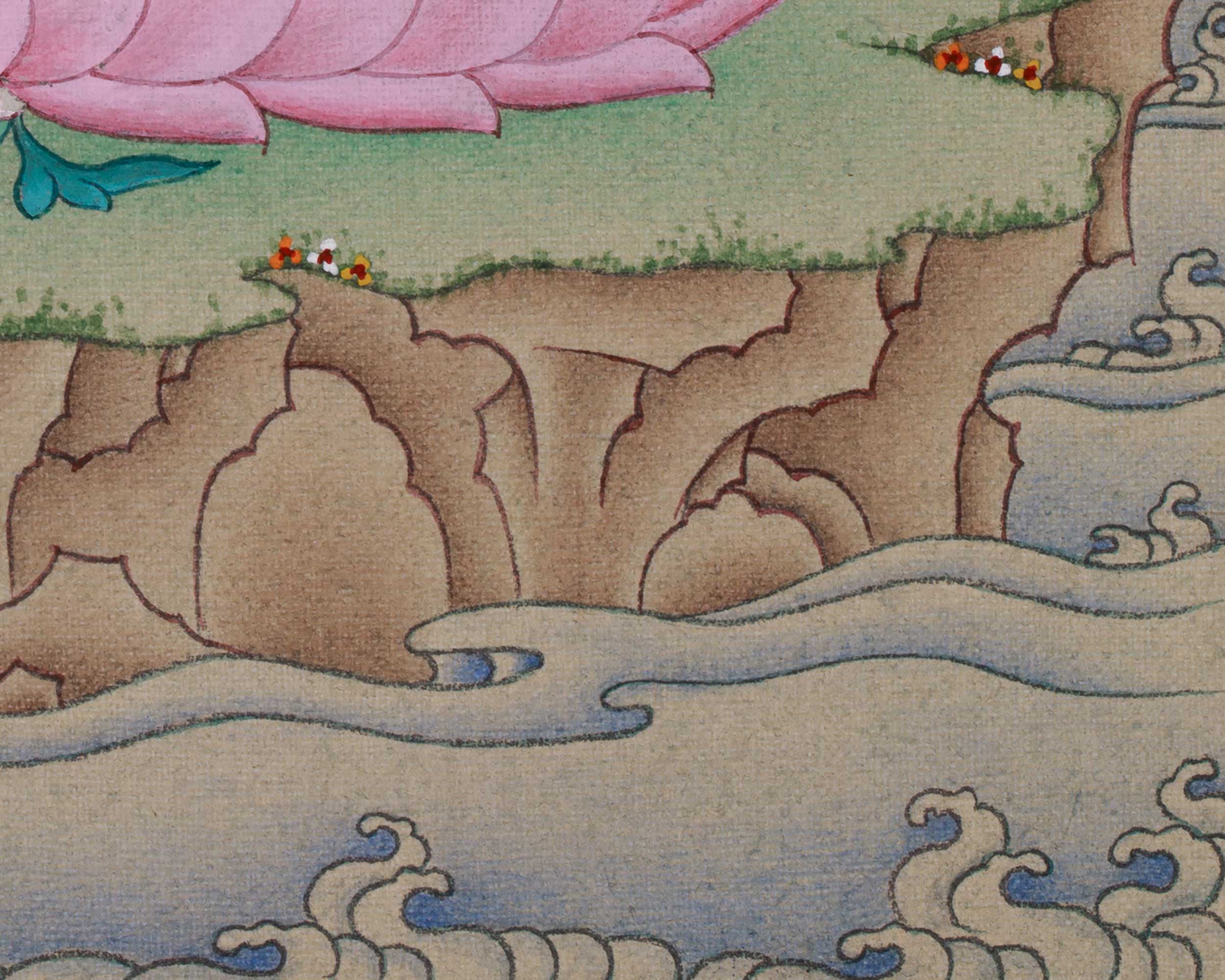 Vajrayana Red Tara Thangka | Tantric Deity of Protection