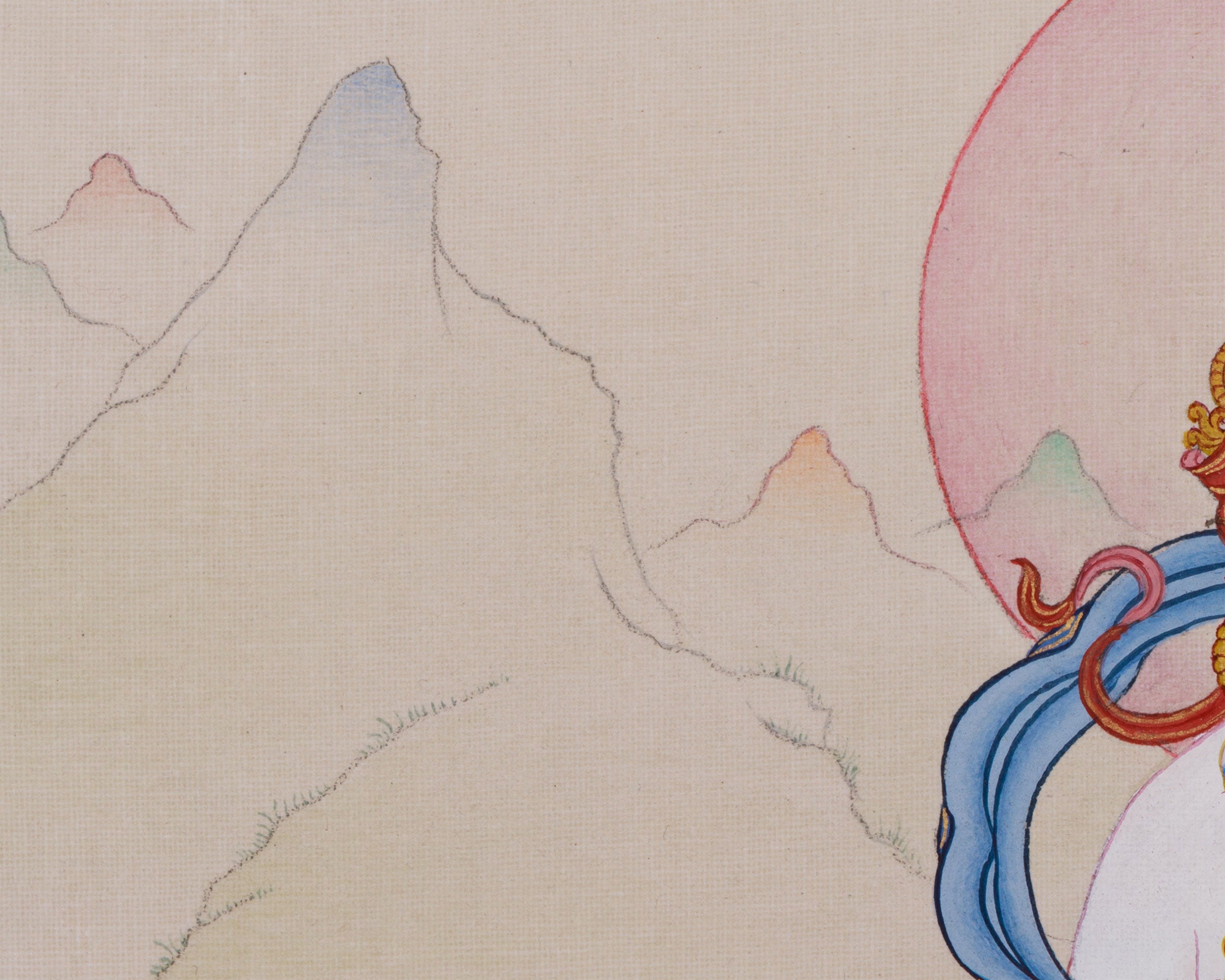 Thangka of White Tara, Goddess of Longevity | A Sacred Symbol of Peace and Health