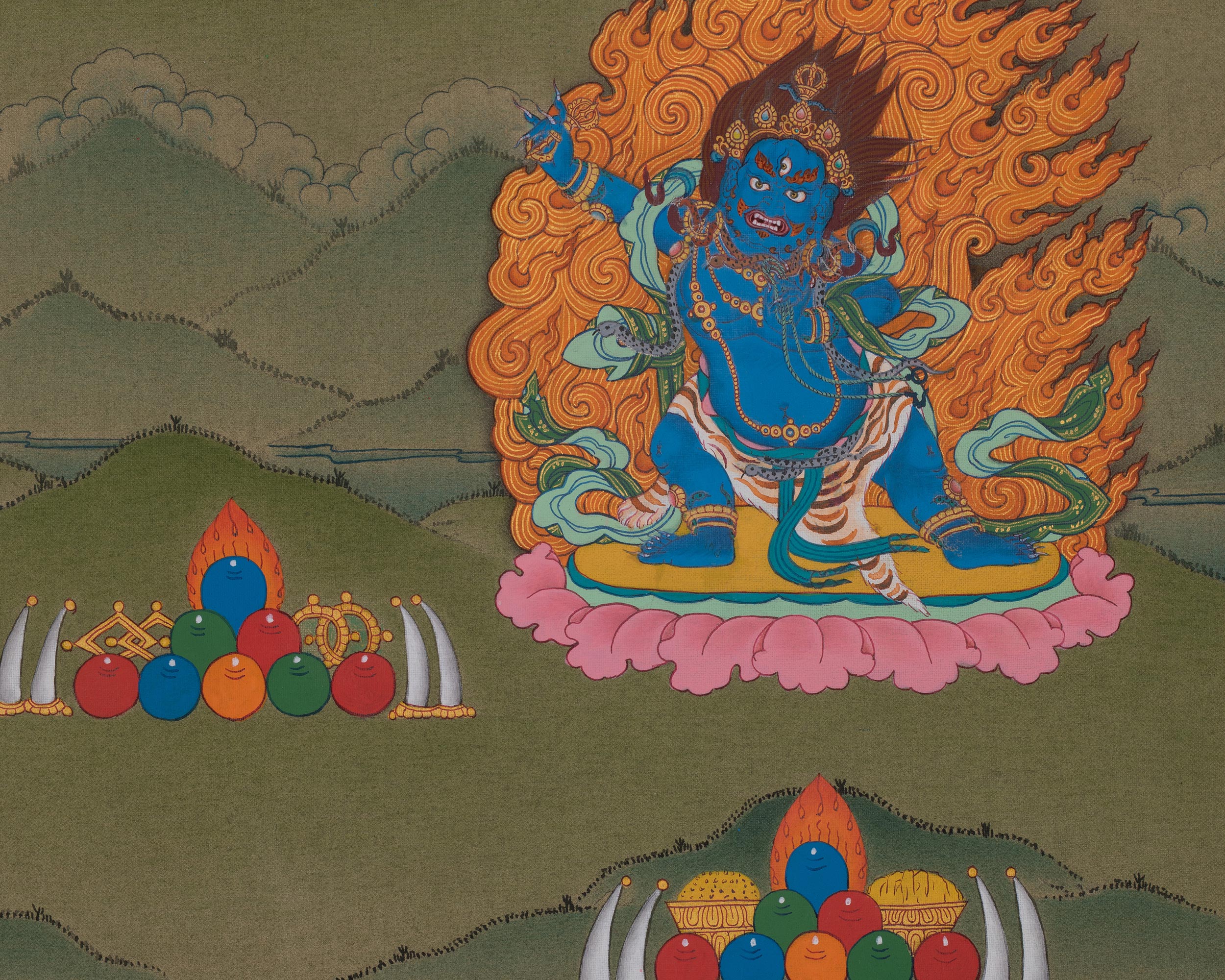 Chenrezig Himalayan Thangka | Bodhisattva Deity | Avalokiteshvara Art