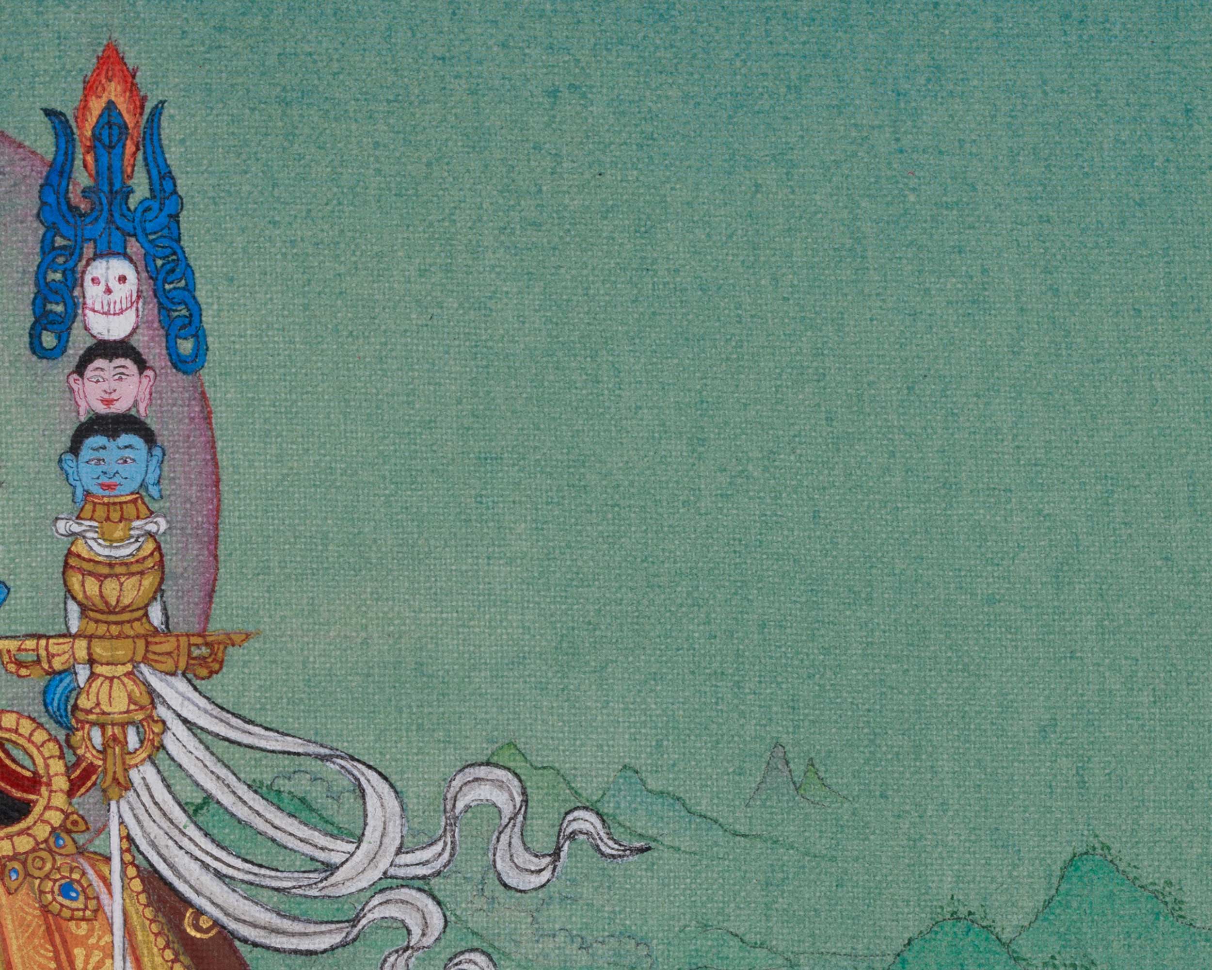 Vajrayana Deity Guru Rinpoche Artwork |  Embodiment of Enlightened Presence