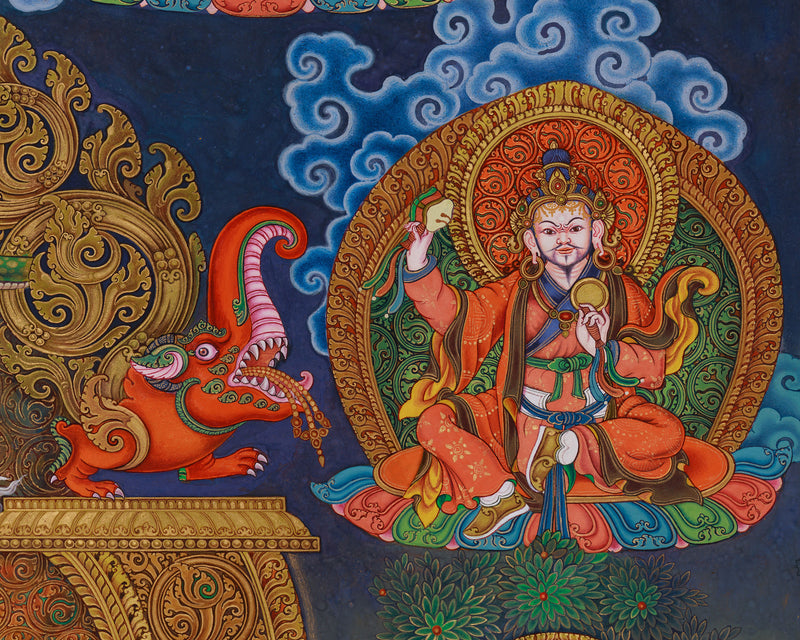 Guru Rinpoche Thangka Print | Eight Manifestations of Padmasambhava