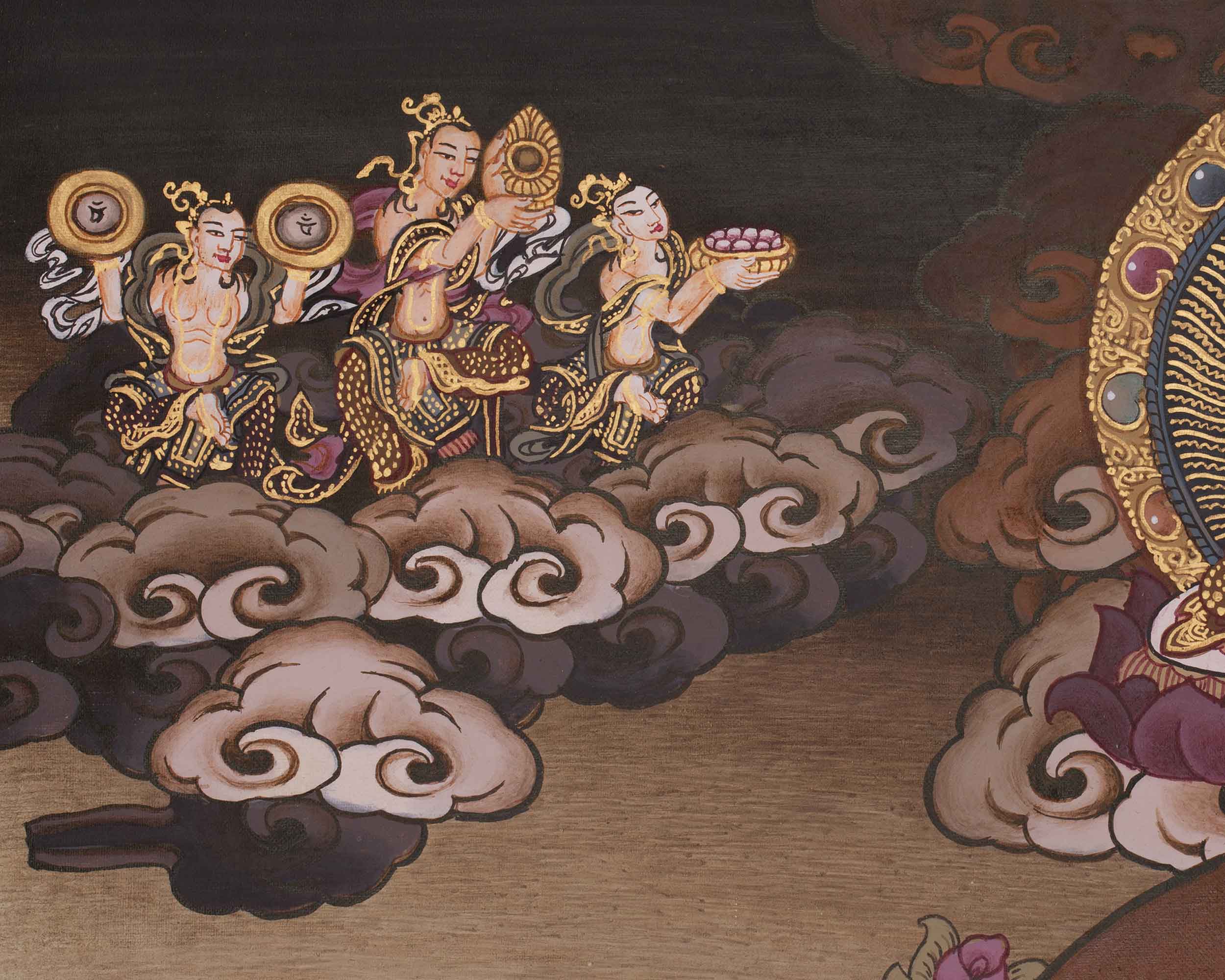 Spiritual Thangka Of White Tara | Healing Goddess | Traditional Art