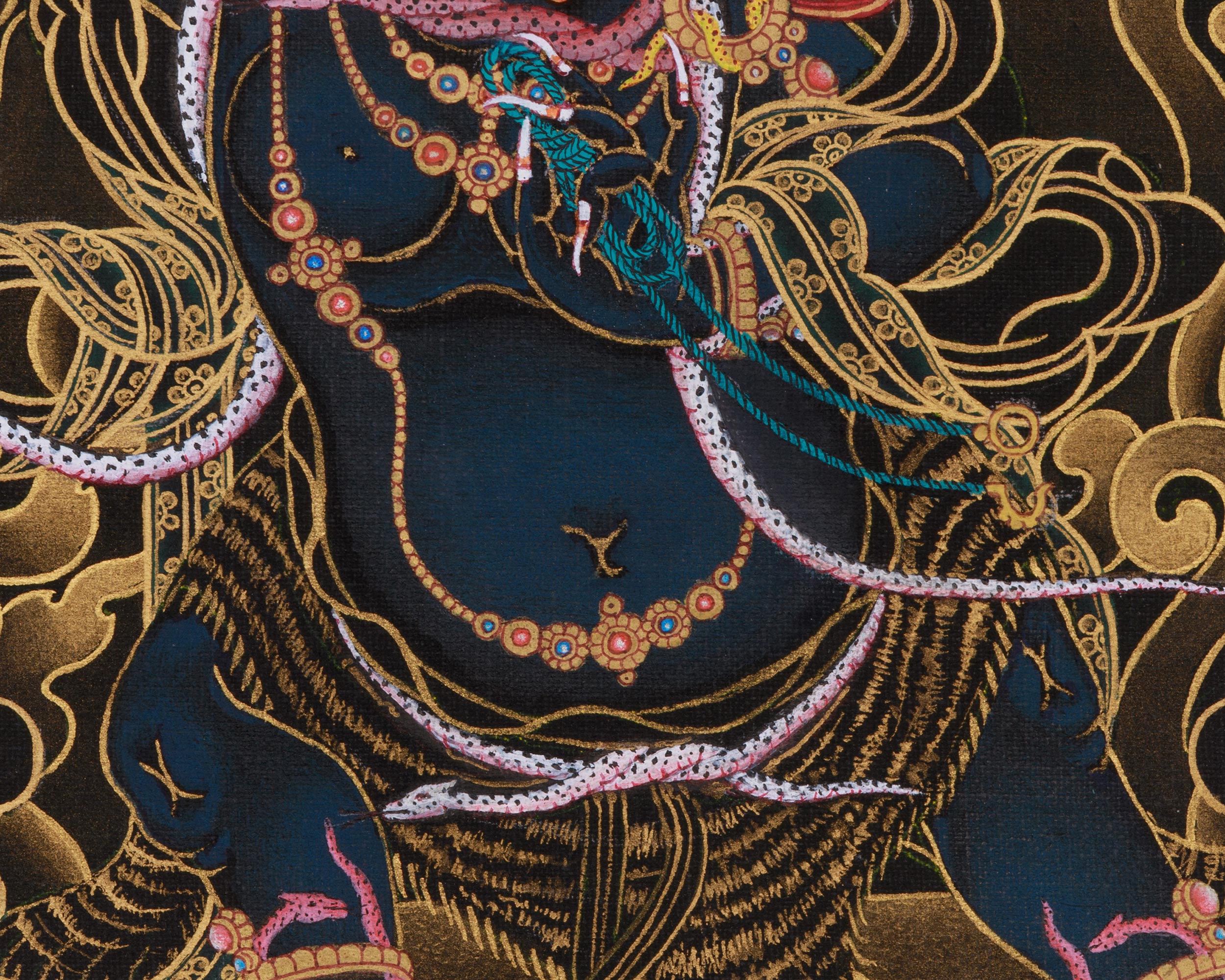 Thangka of Vajrapani | The Fierce Bodhisattva of Protection