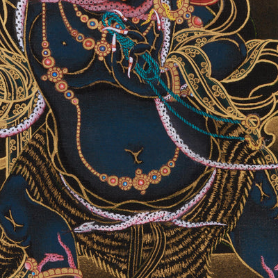 Thangka of Vajrapani | The Fierce Bodhisattva of Protection