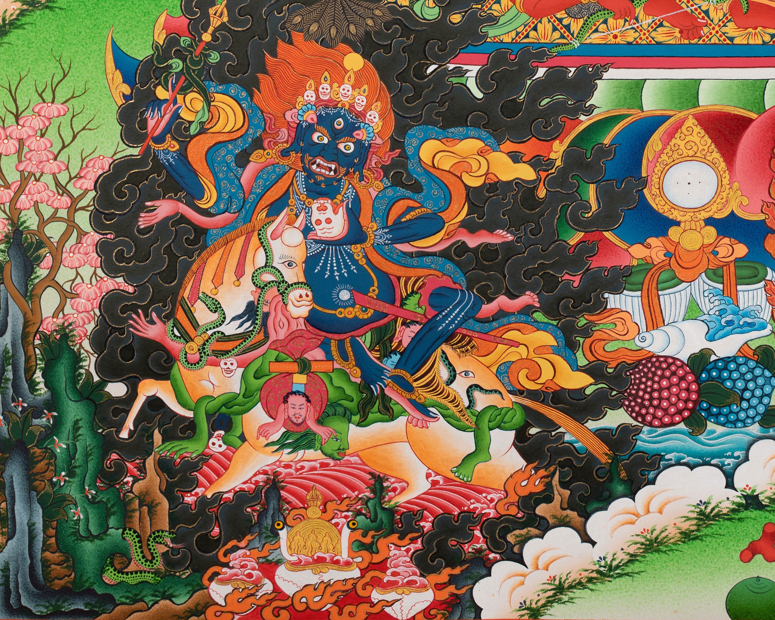 Kalachakara with Vishvamata | Tantric Deity | Wall hanging