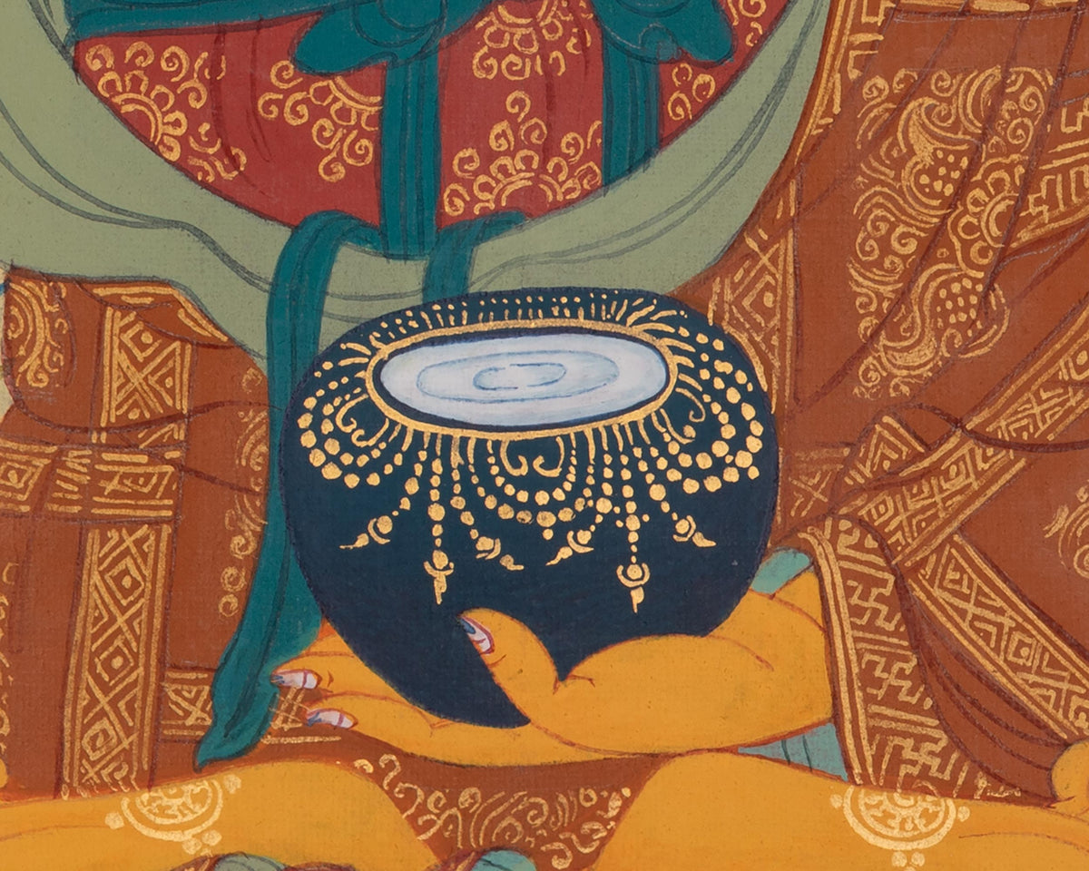 Siddhartha Gautama Meditation Art | Shakyamuni Buddha | Traditional Painting