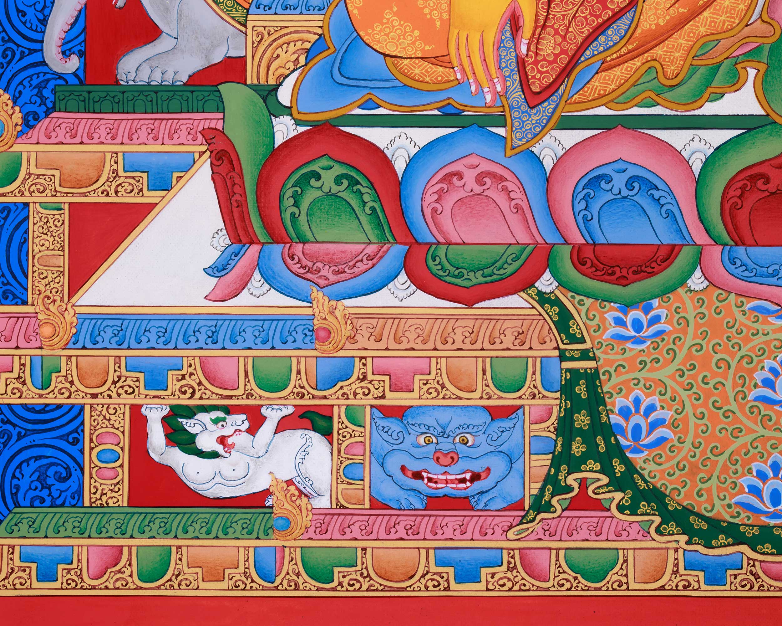 Thangka of Buddha Shakyamuni, Tibetan Art