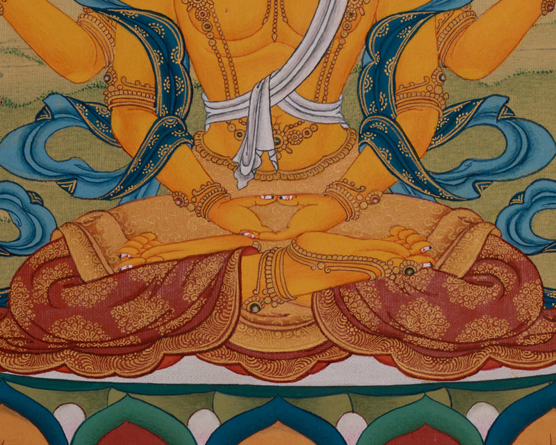 Goddess Prajnaparamita Thangka | "Great Mother" of all Buddhas