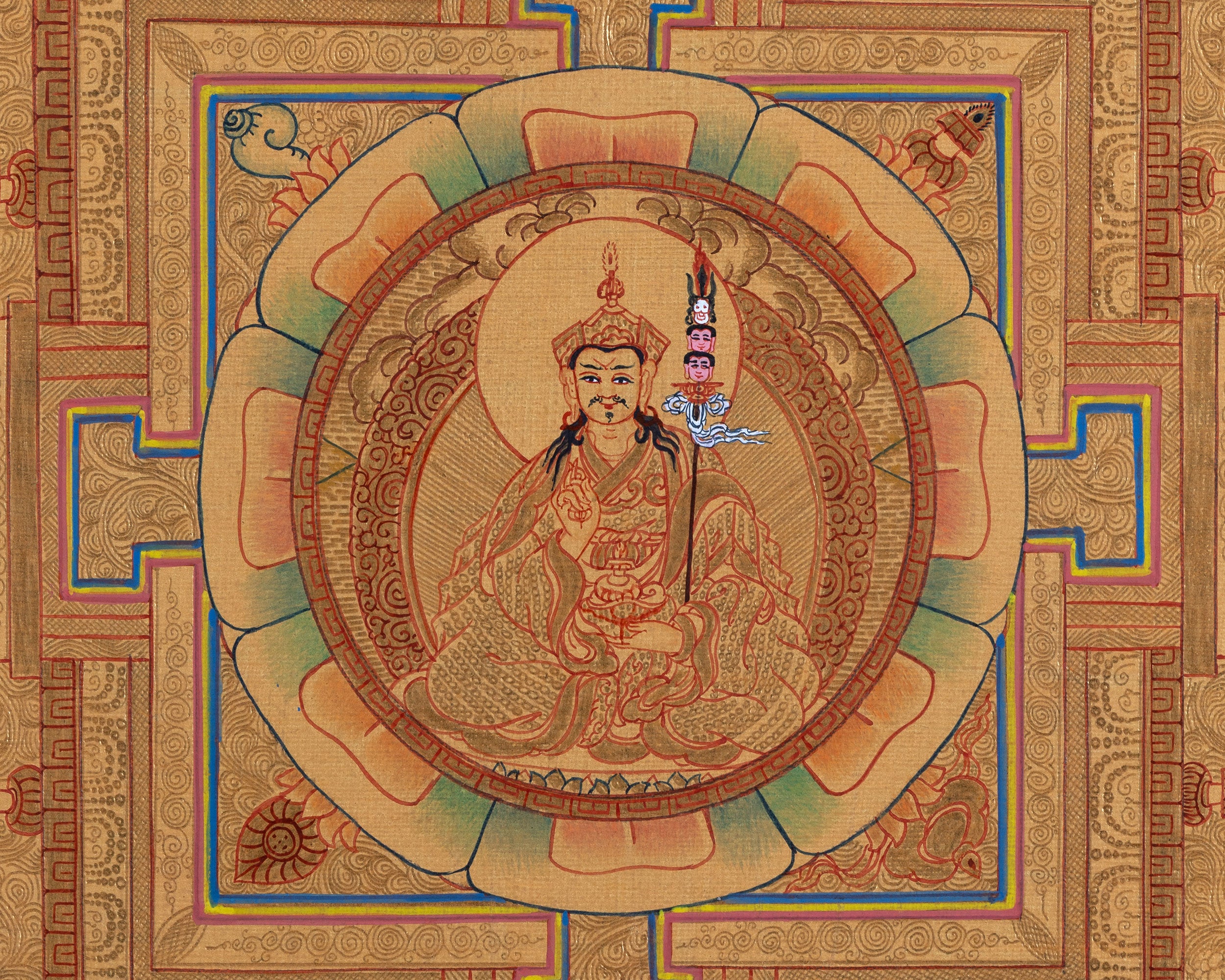 Guru Padmasambhava Mandala | Second Buddha in Peaceful Form