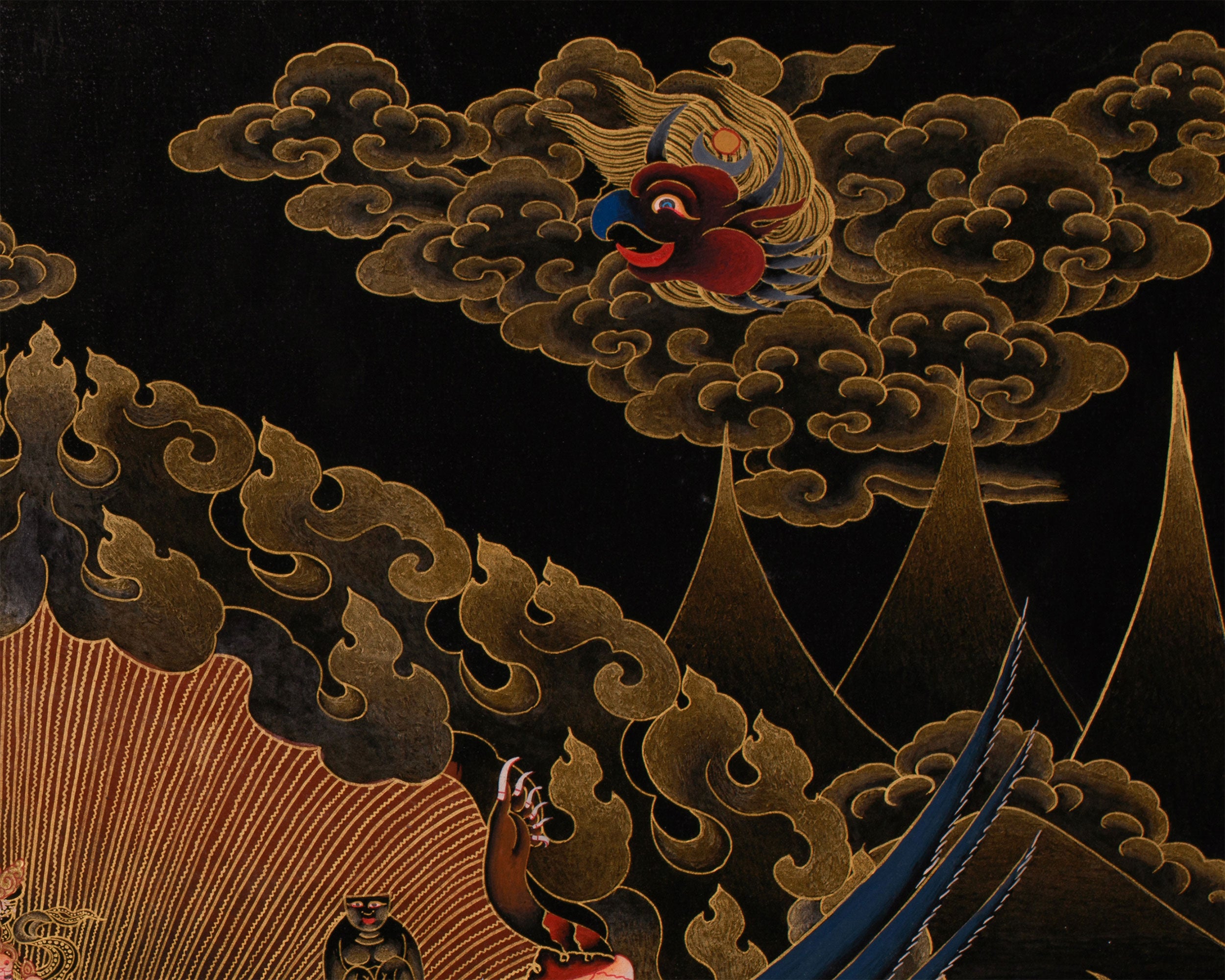 Wrathful Chemchok Heruka with Consort | Deity of Transformation and Liberation