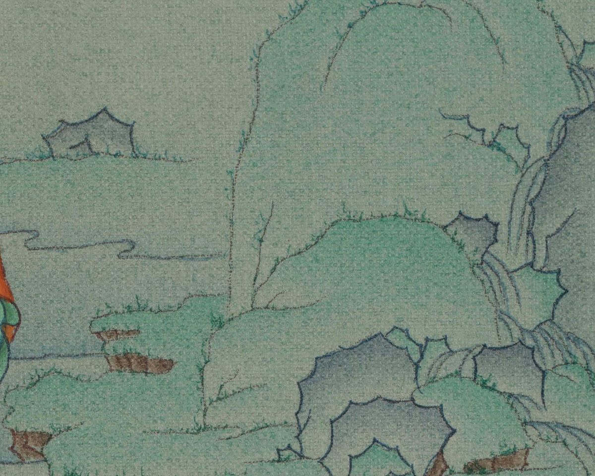 Shakyamuni Buddha Enlightened Teacher Thangka | Spiritual Awakening