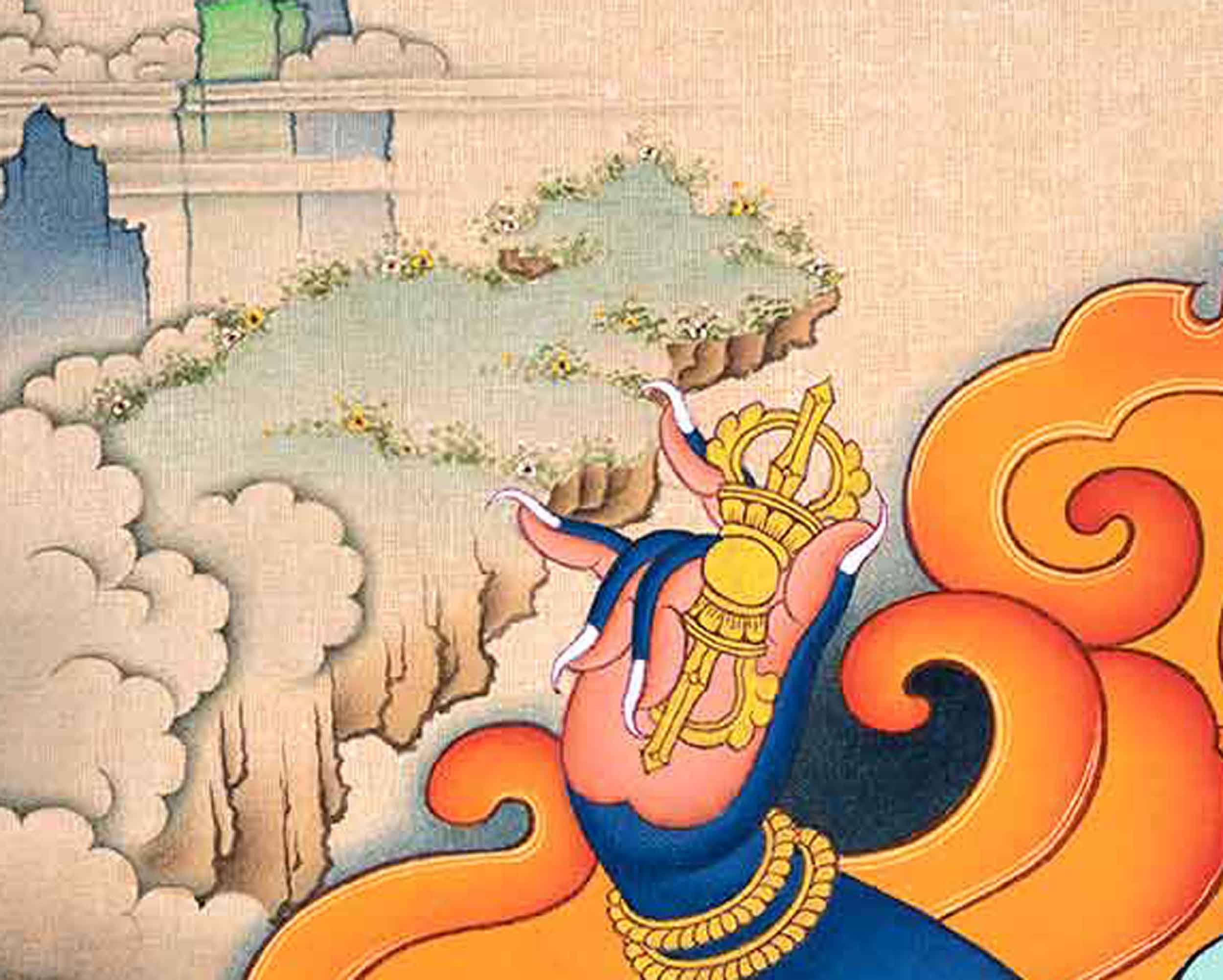 Vajrapani Buddhism | Himalayan wall decor