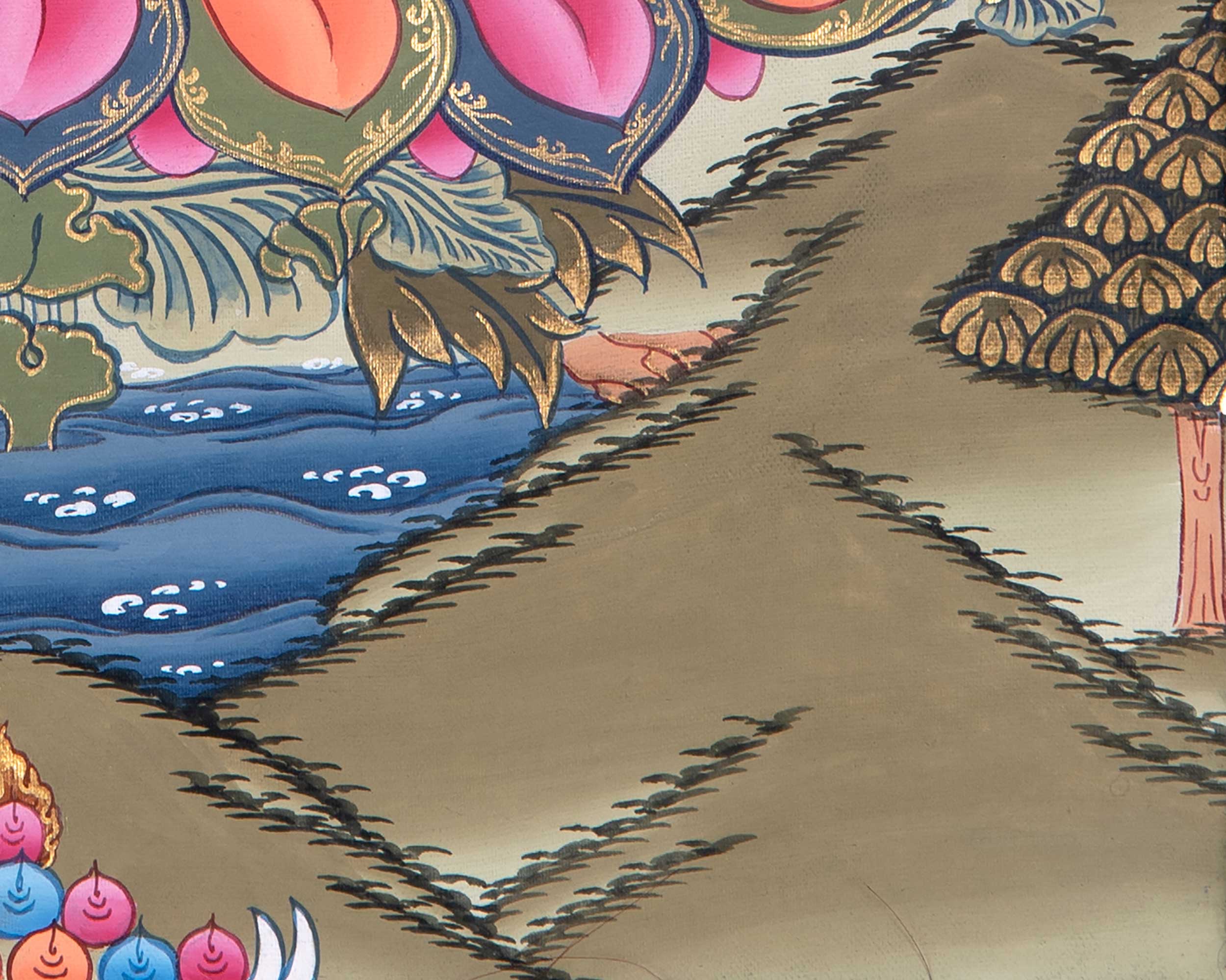 Amitabha Buddha Thangka | Wall Decoration Painting