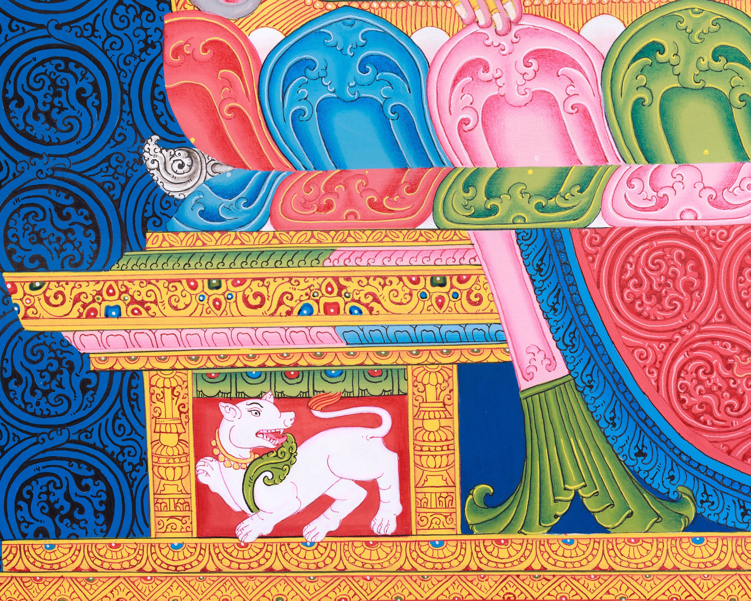 Enlightened Dharma Teacher Shakyamuni Buddha | Paubha Artwork
