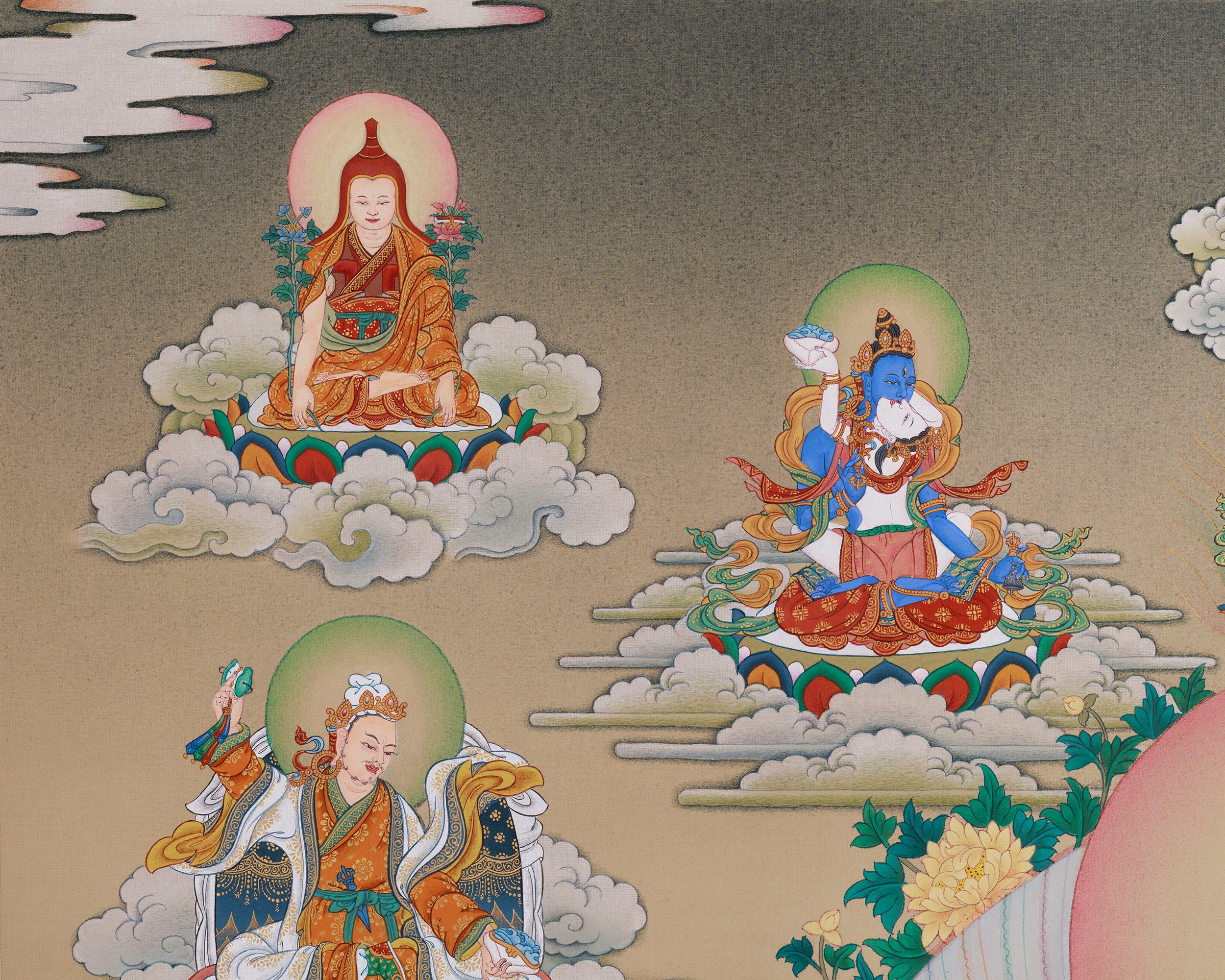 Guru Sangye Painting | Divine Buddhist Art of Guru Rinpoche’s Enlightened Form