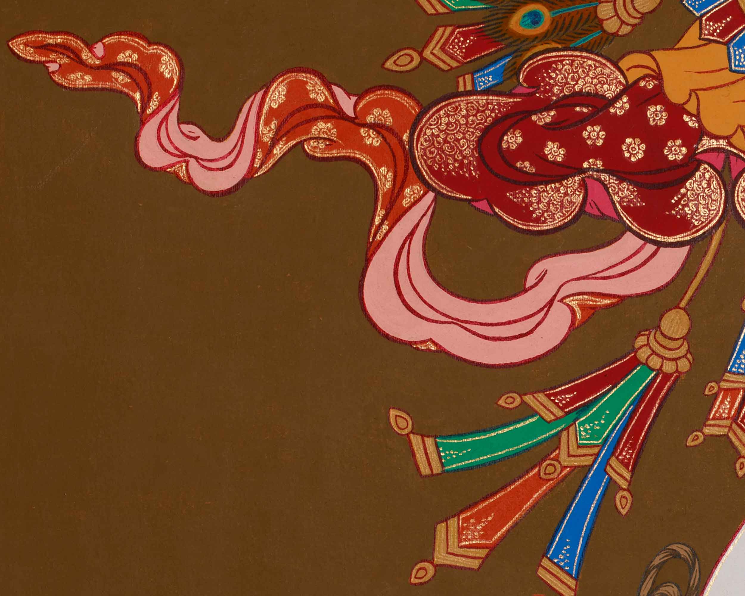 Goddess Marichi Thangka | Buddhist Deity of Light and Fearlessness